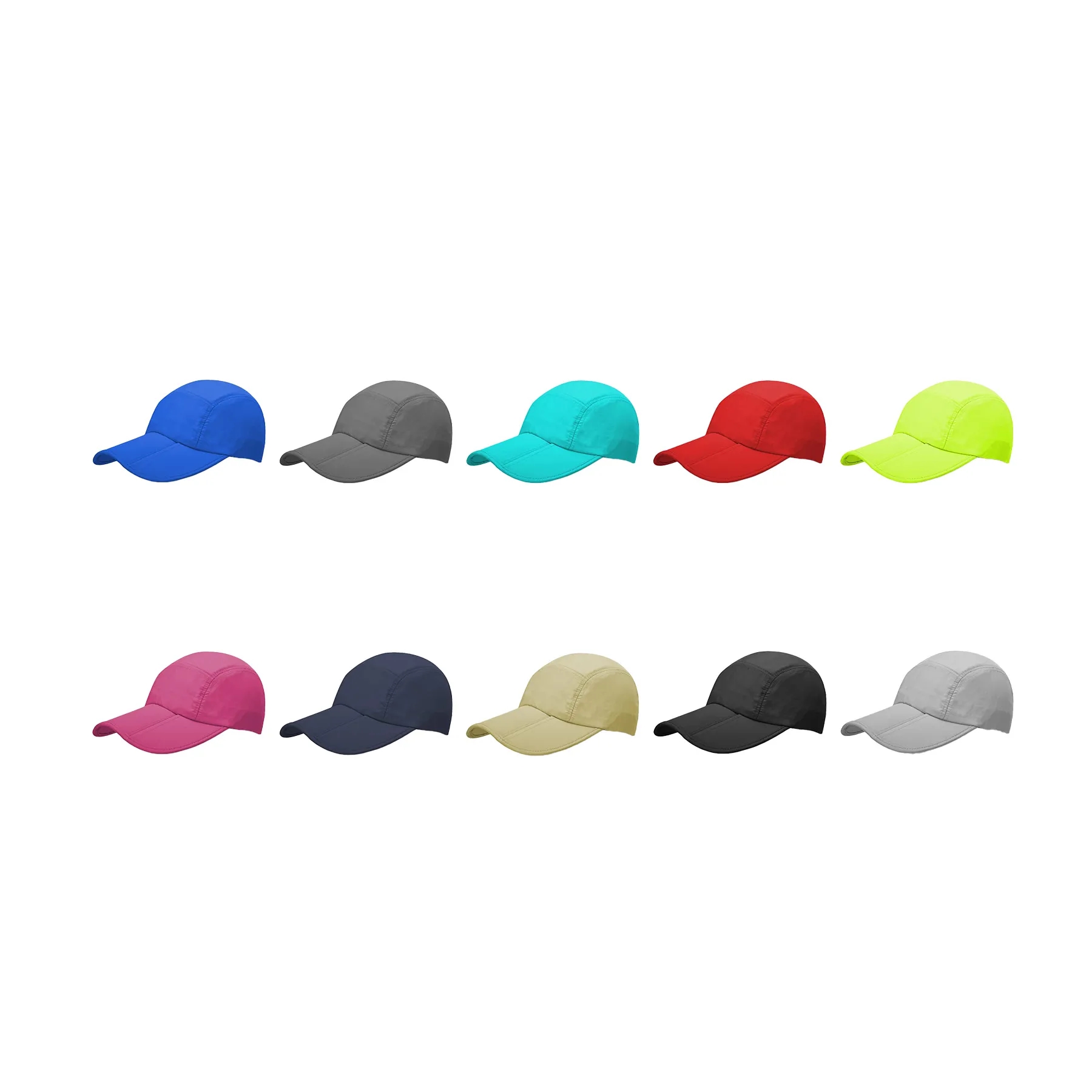 Baseball Cap w/ Packable Long Bill - Image 3