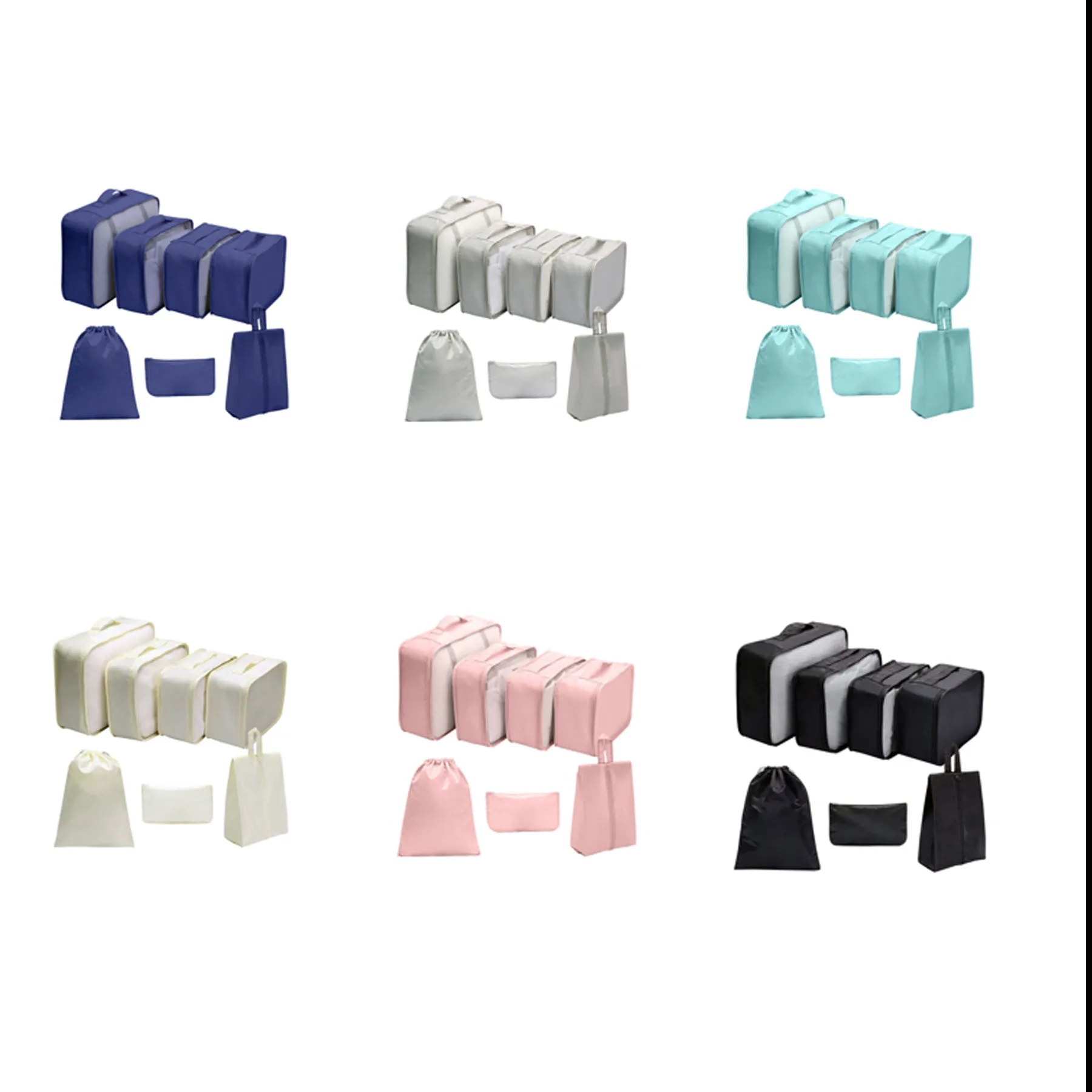 7-Piece Travel Packing Cube Set - Image 3