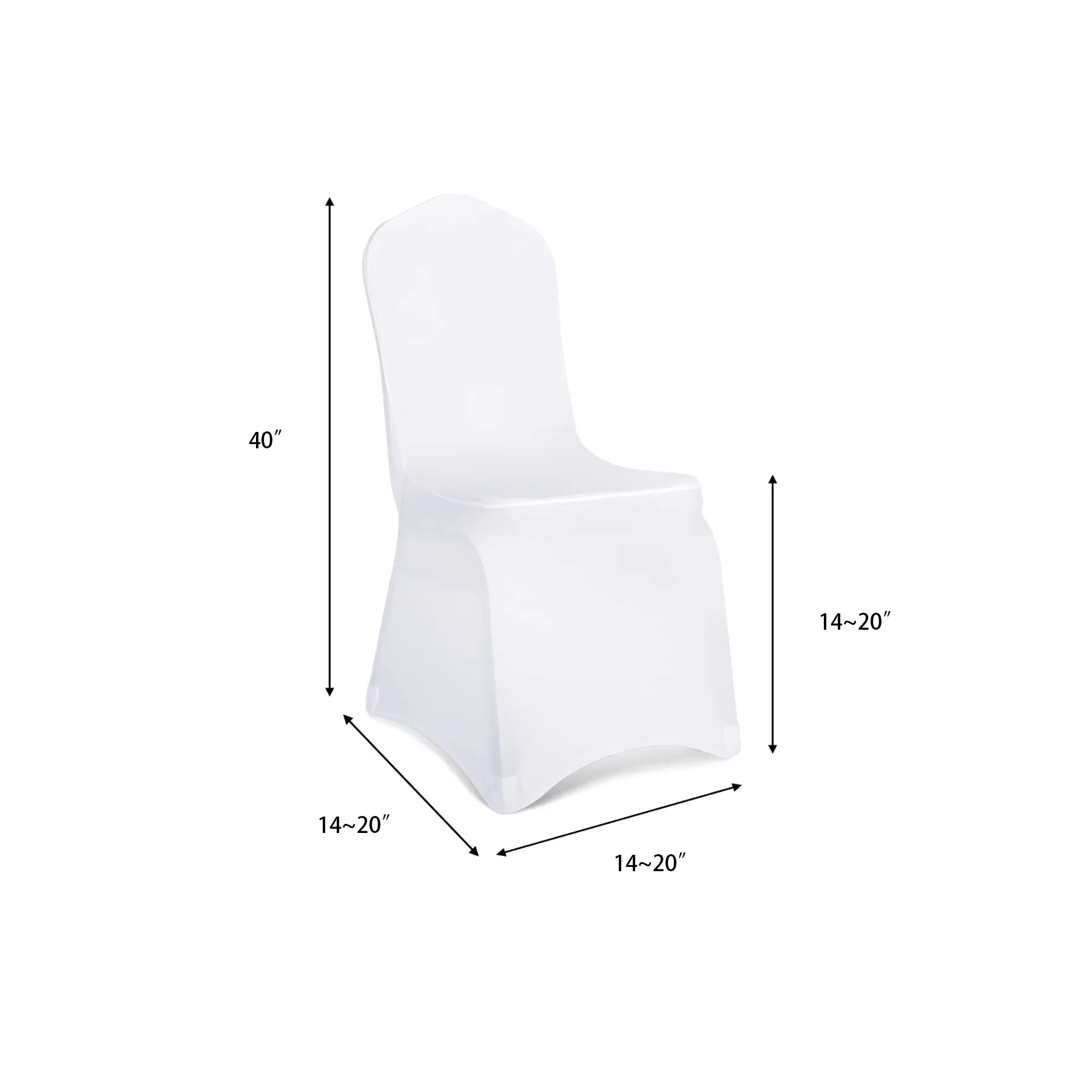 Stretch Fit Dining Chair Cover - Image 2