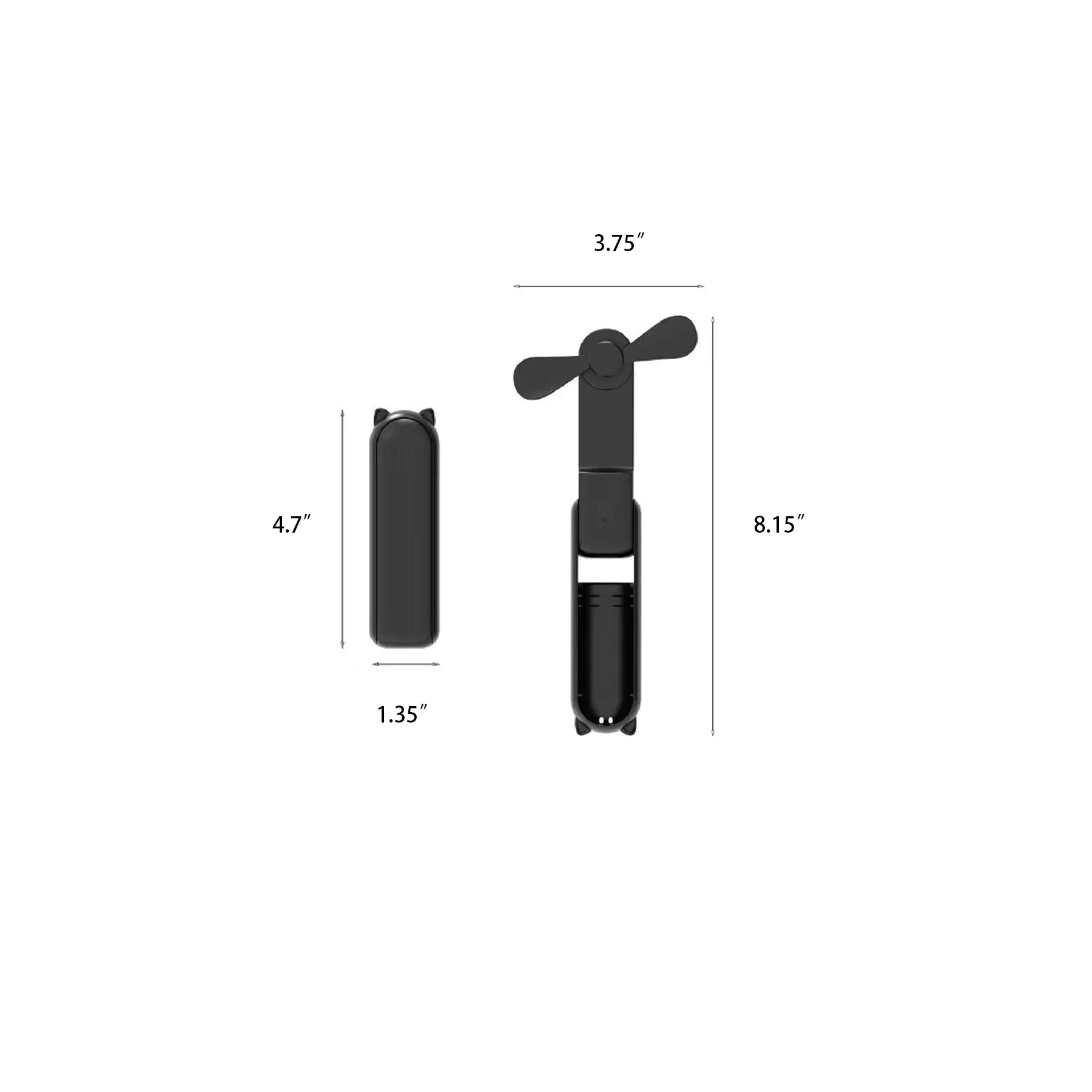 Pocket Mini USB Fan - Image 2