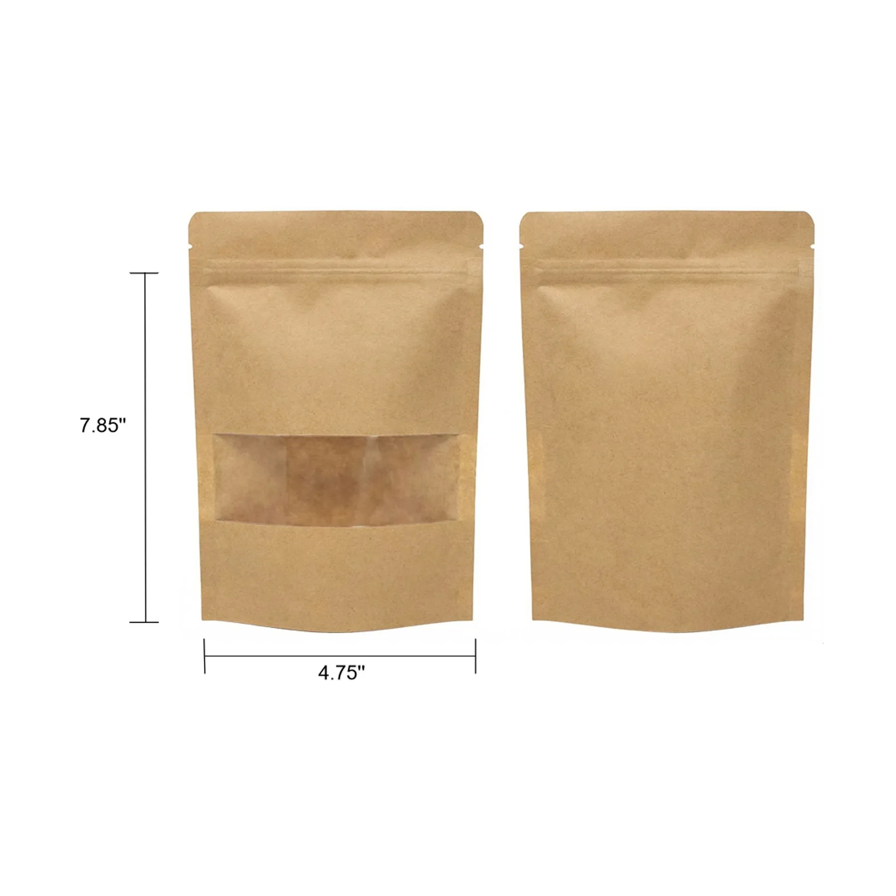 Kraft Stand-Up Snack Pouch - Image 2