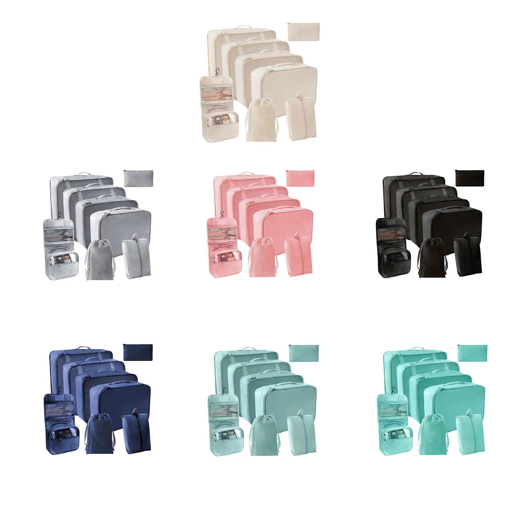 8-Piece Packing Cube Set - Image 3