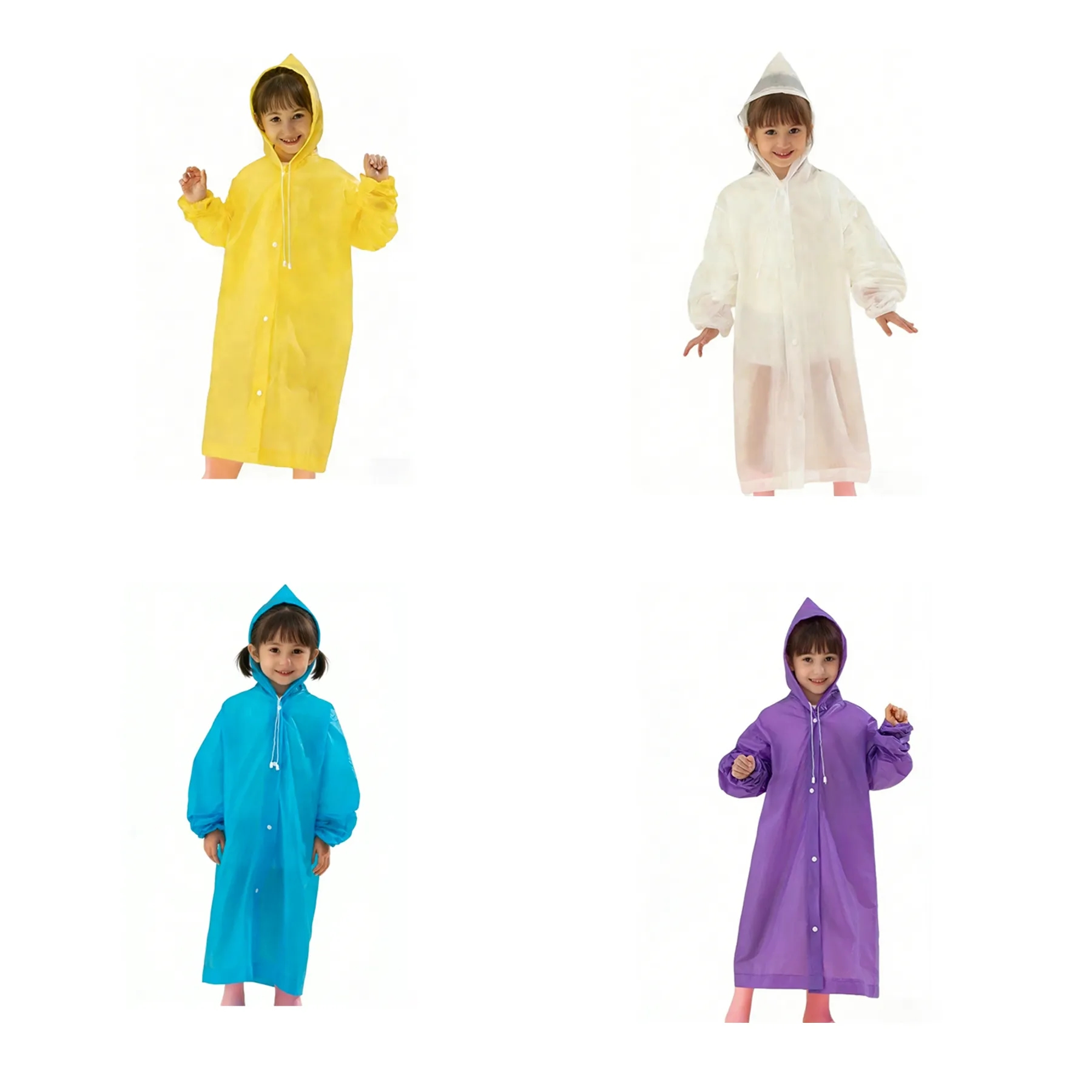 Kids Rain Poncho - Image 3