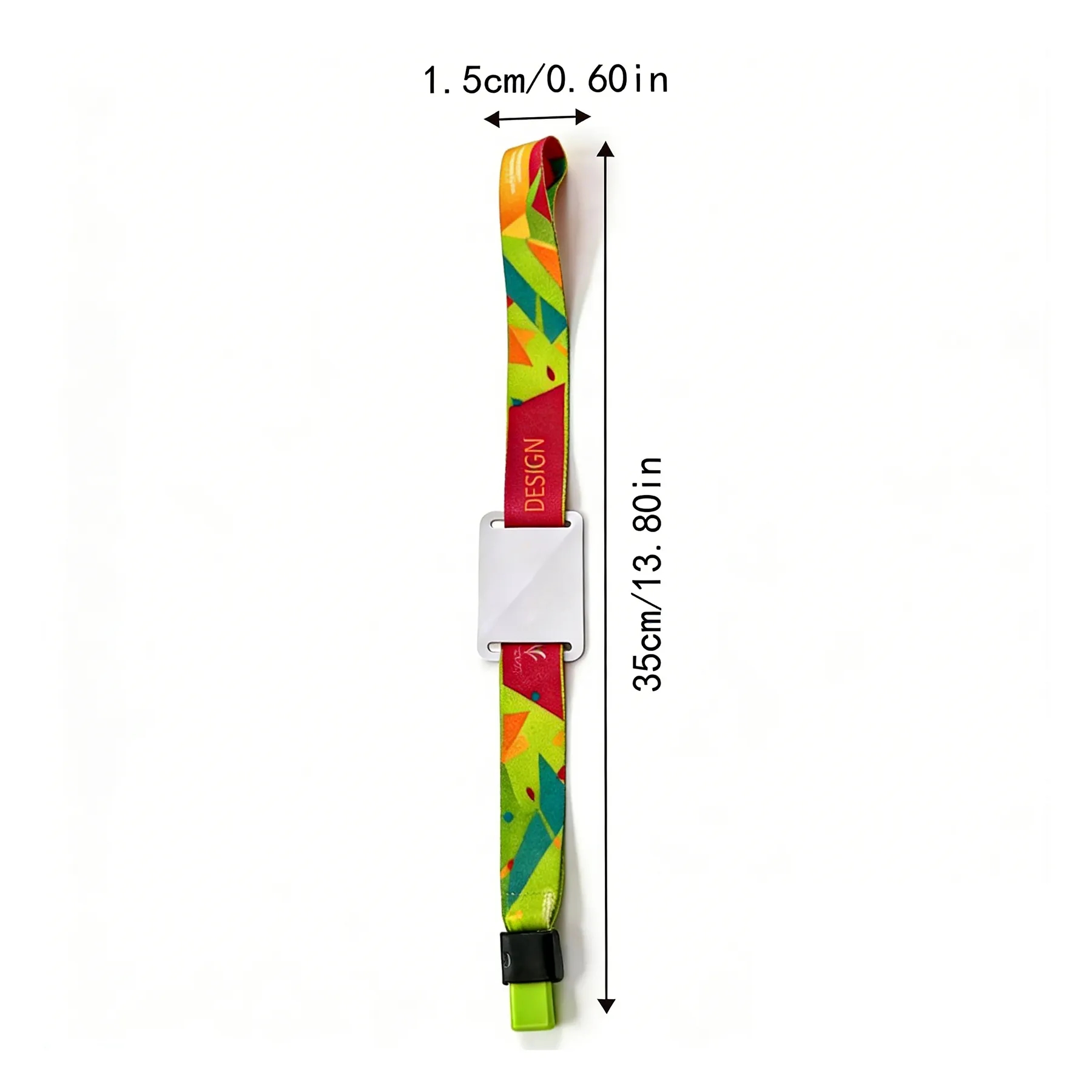 RFID Polyester Wristband With PVC NFC Card - Image 2