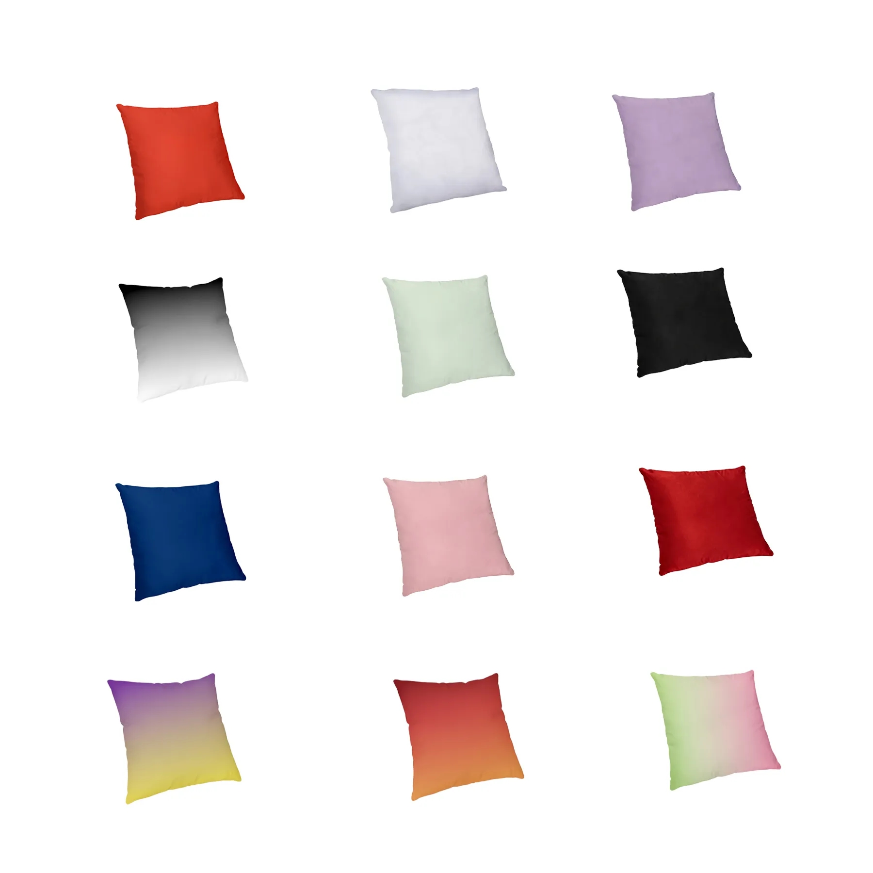 18in Square Full-Color Sublimated Polyester Throw Pillow - Image 3