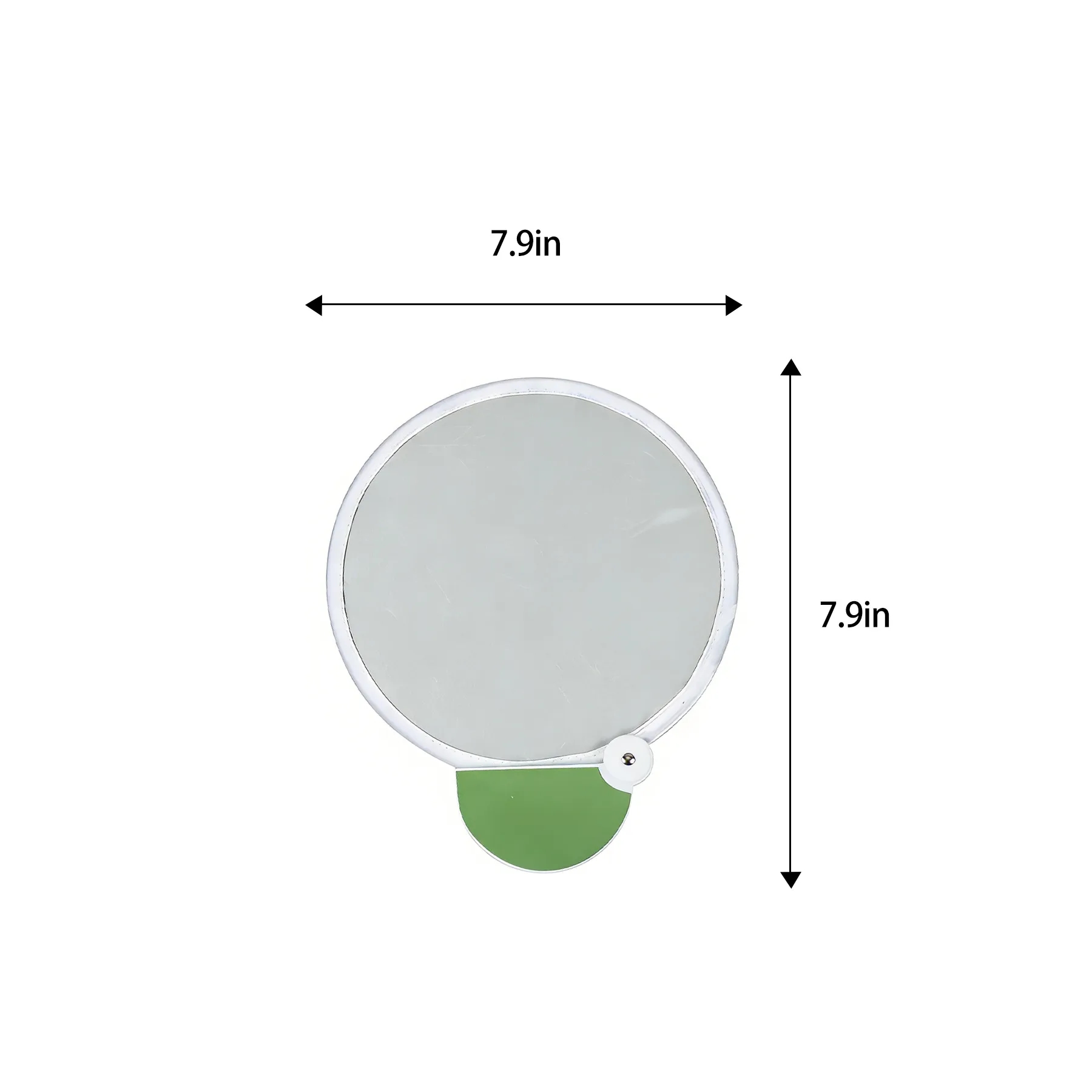 Custom Logo Reusable Nylon Foldable Pop-Up Hand Fan - Image 2