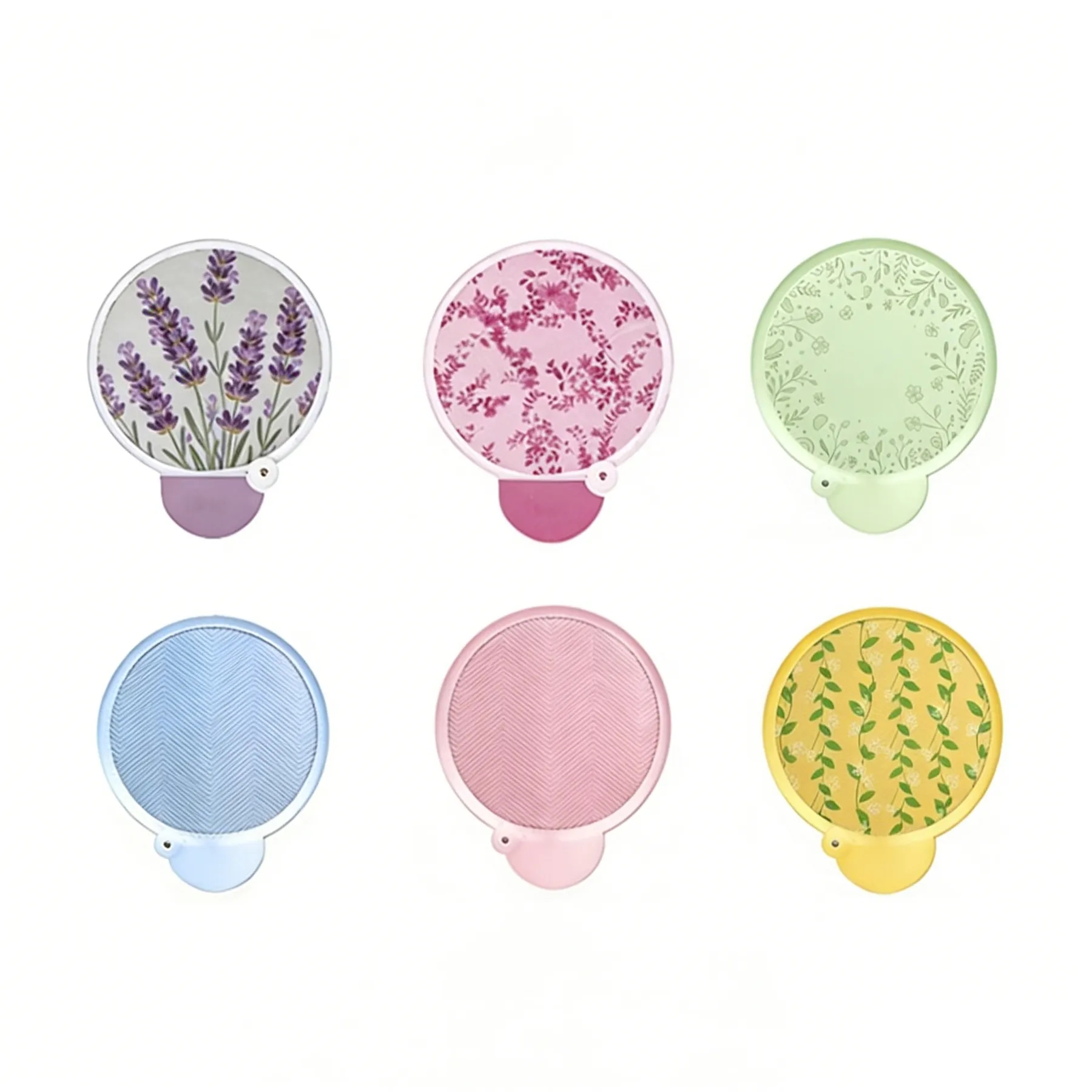 Custom Logo Reusable Nylon Foldable Pop-Up Hand Fan - Image 3