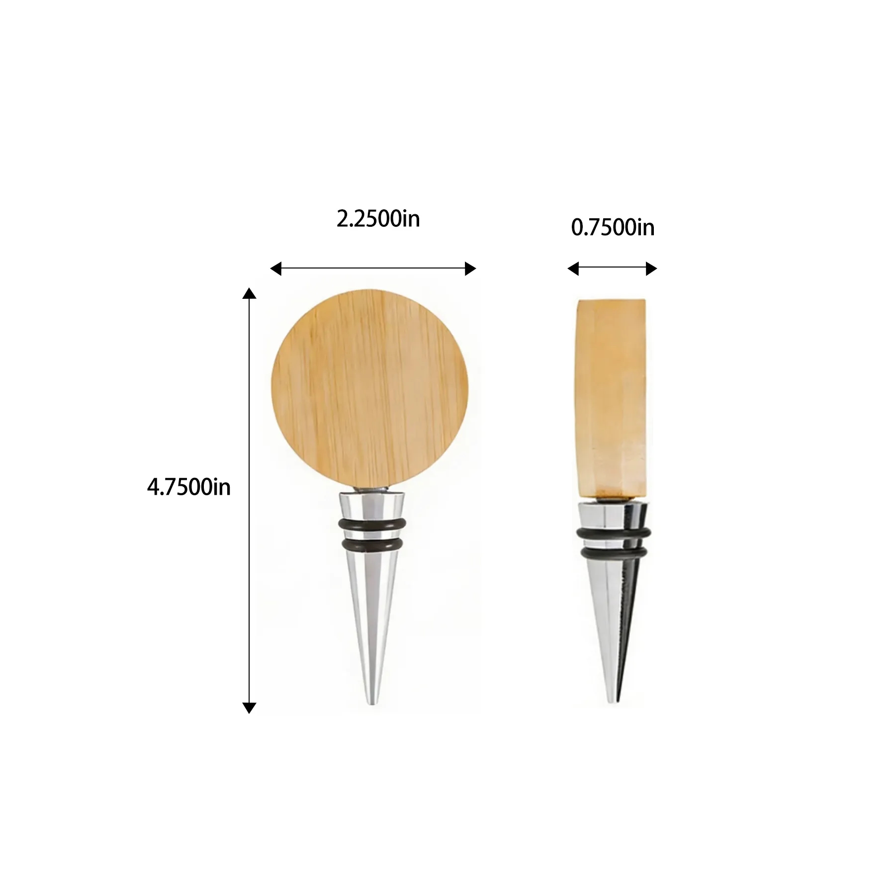 Bamboo Bottle Opener Wine Stopper - Image 2