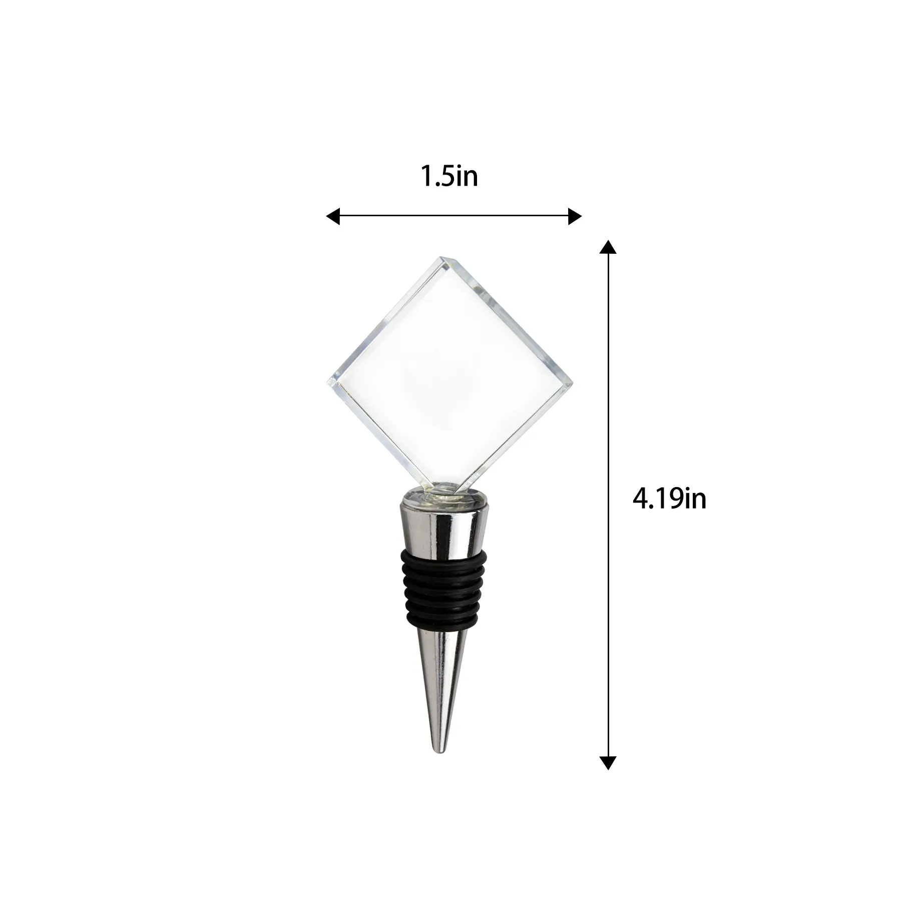 Crystal Engraved Wine Stopper - Image 2