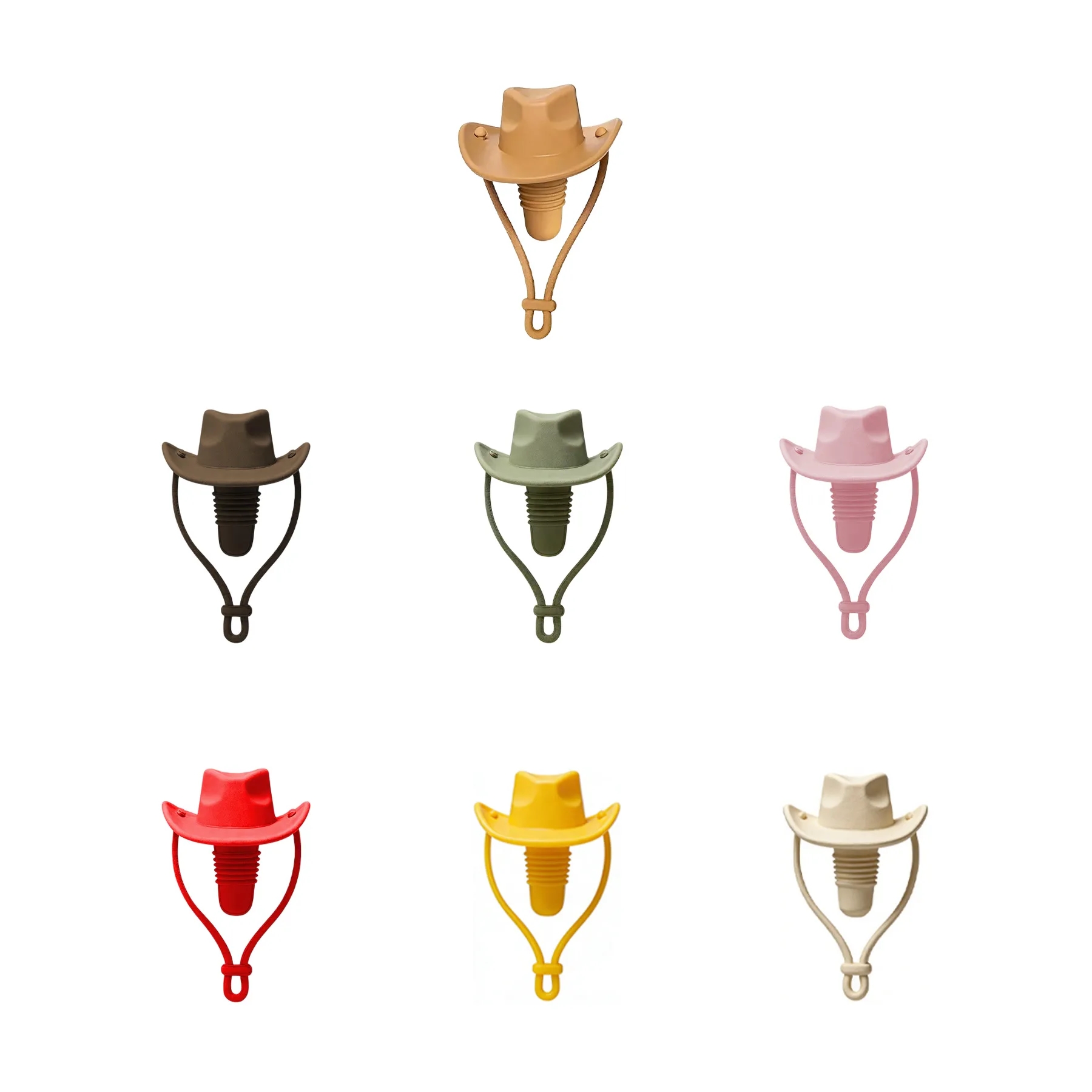 Reusable Cowboy Hat Silicone Wine Stopper - Image 3
