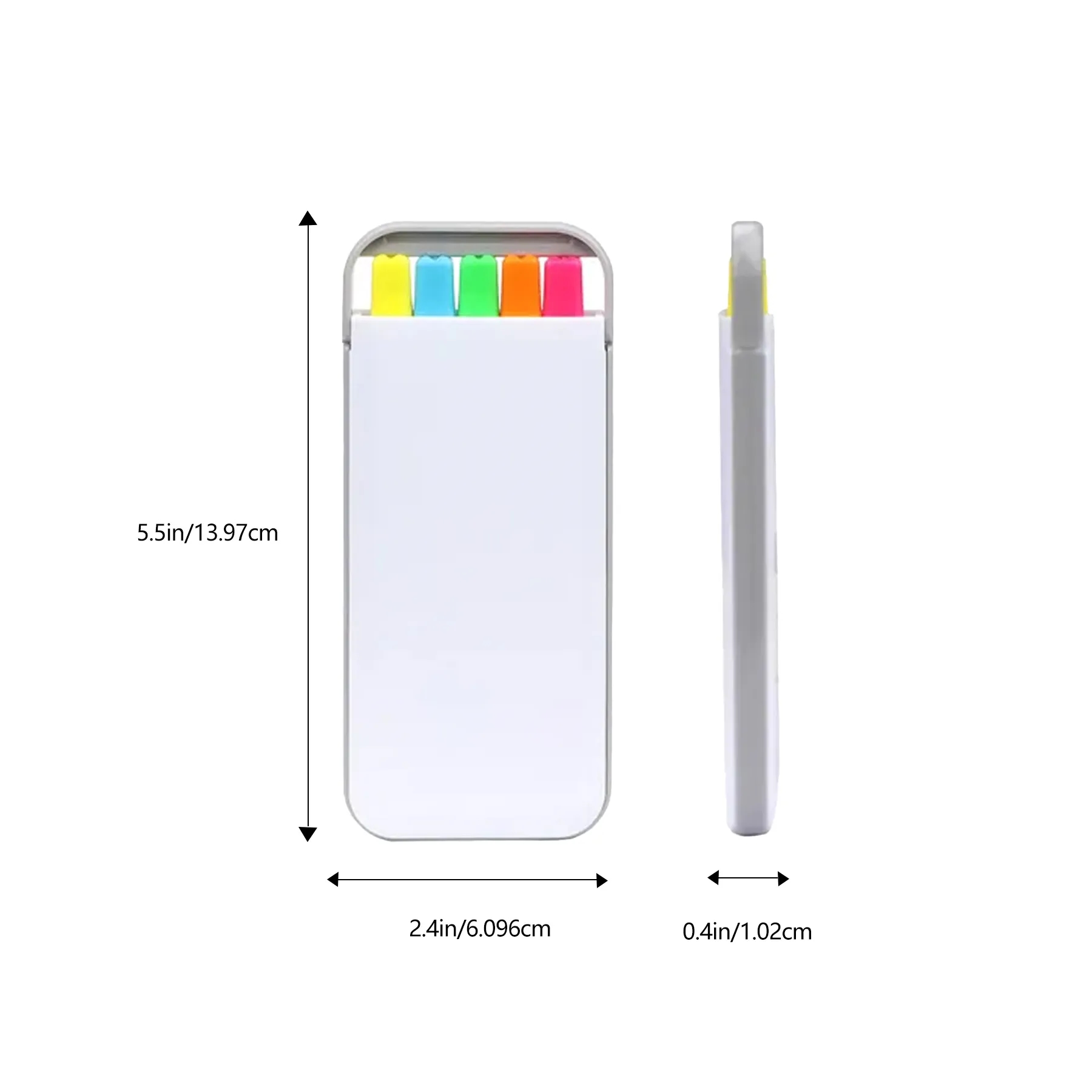 5-Color Highlighter Set In Case With Chisel Tips - Image 2