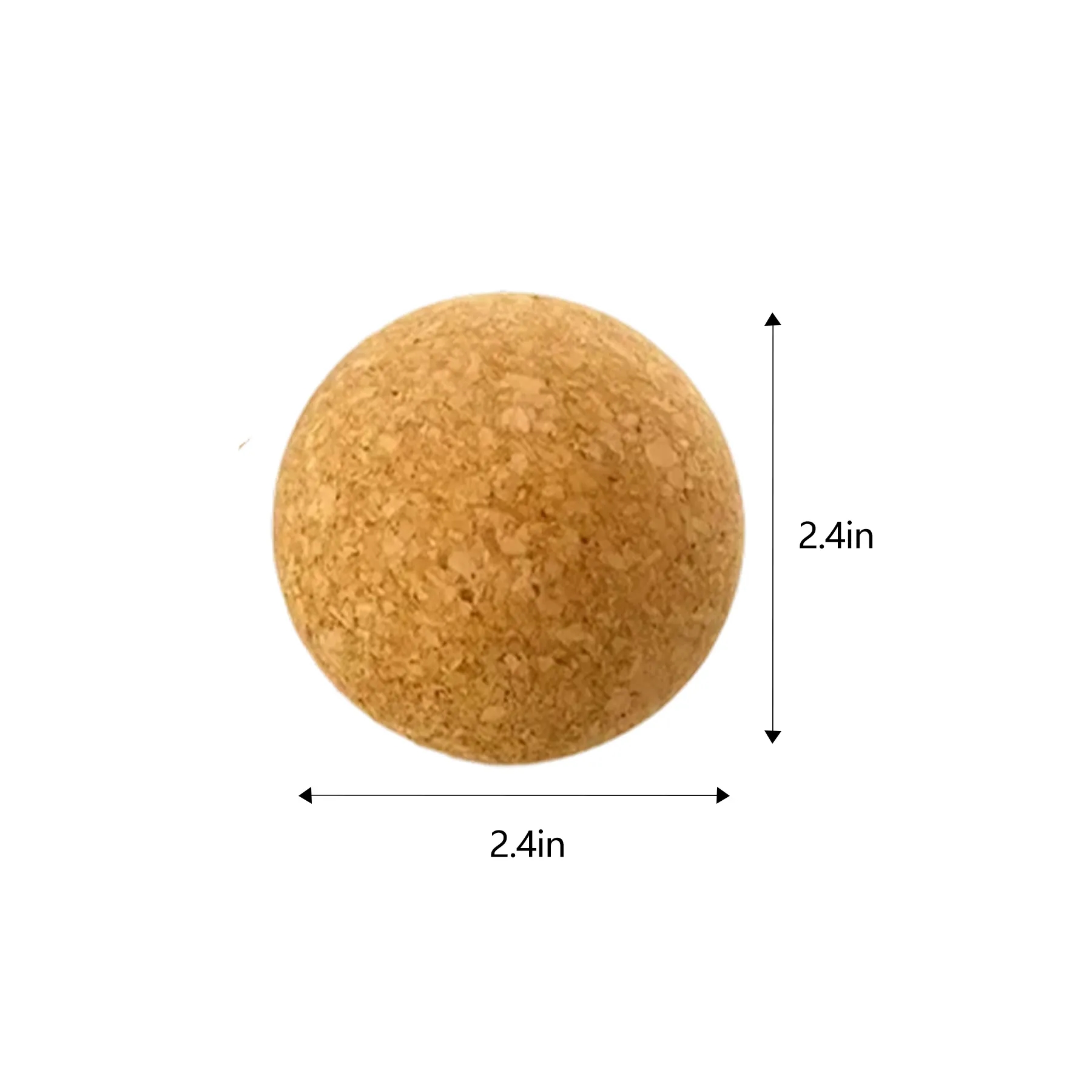 Portable Cork Massage Lacrosse Ball For Muscle Relief - Image 2