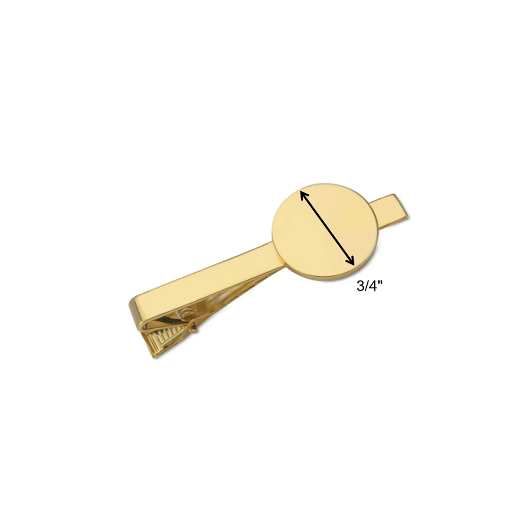 Custom Die Struck Soft Enamel Tie Bar Clip 3/4 Inch - Image 2