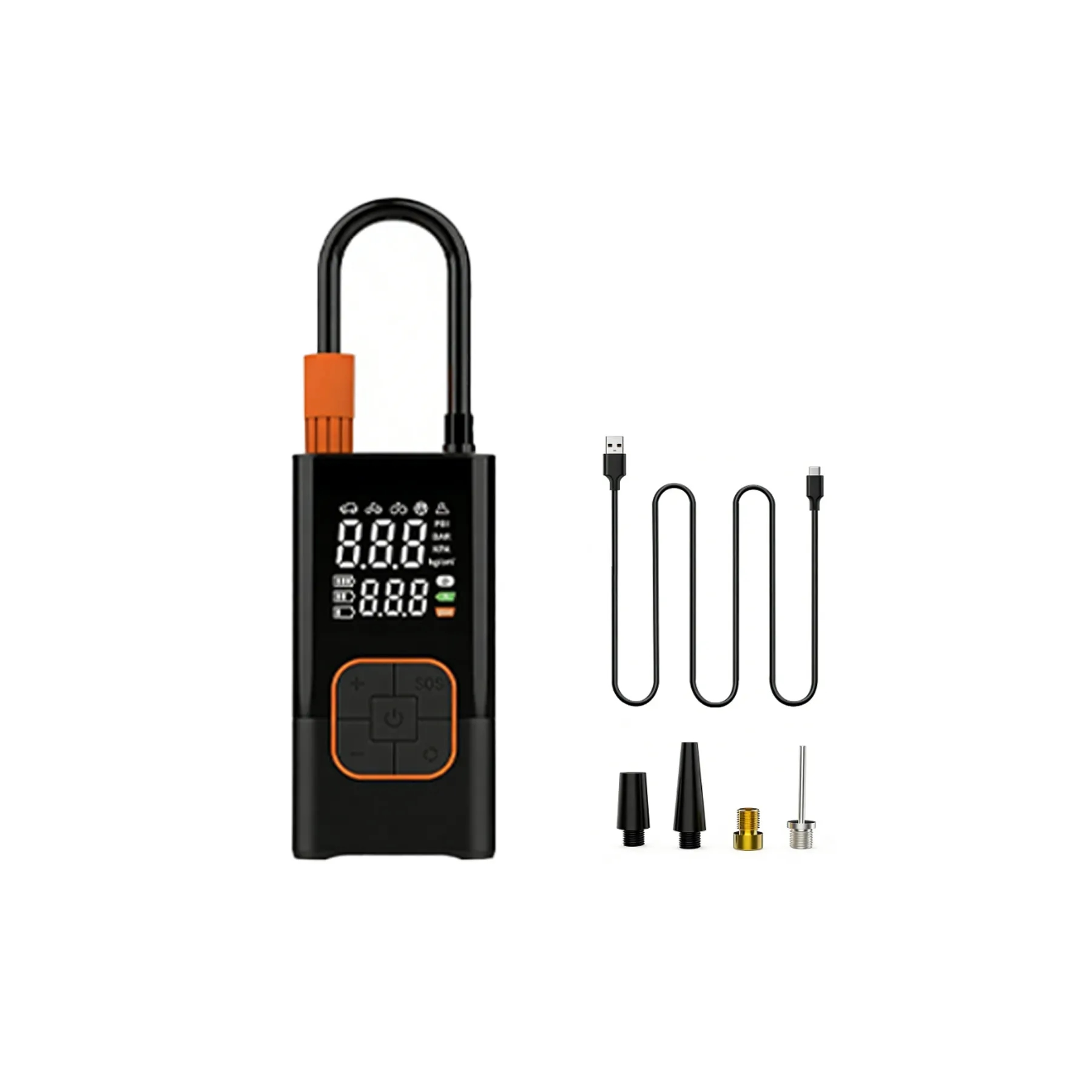 Rechargeable Car Tire Inflator Power Bank Emergency Tool - Image 3