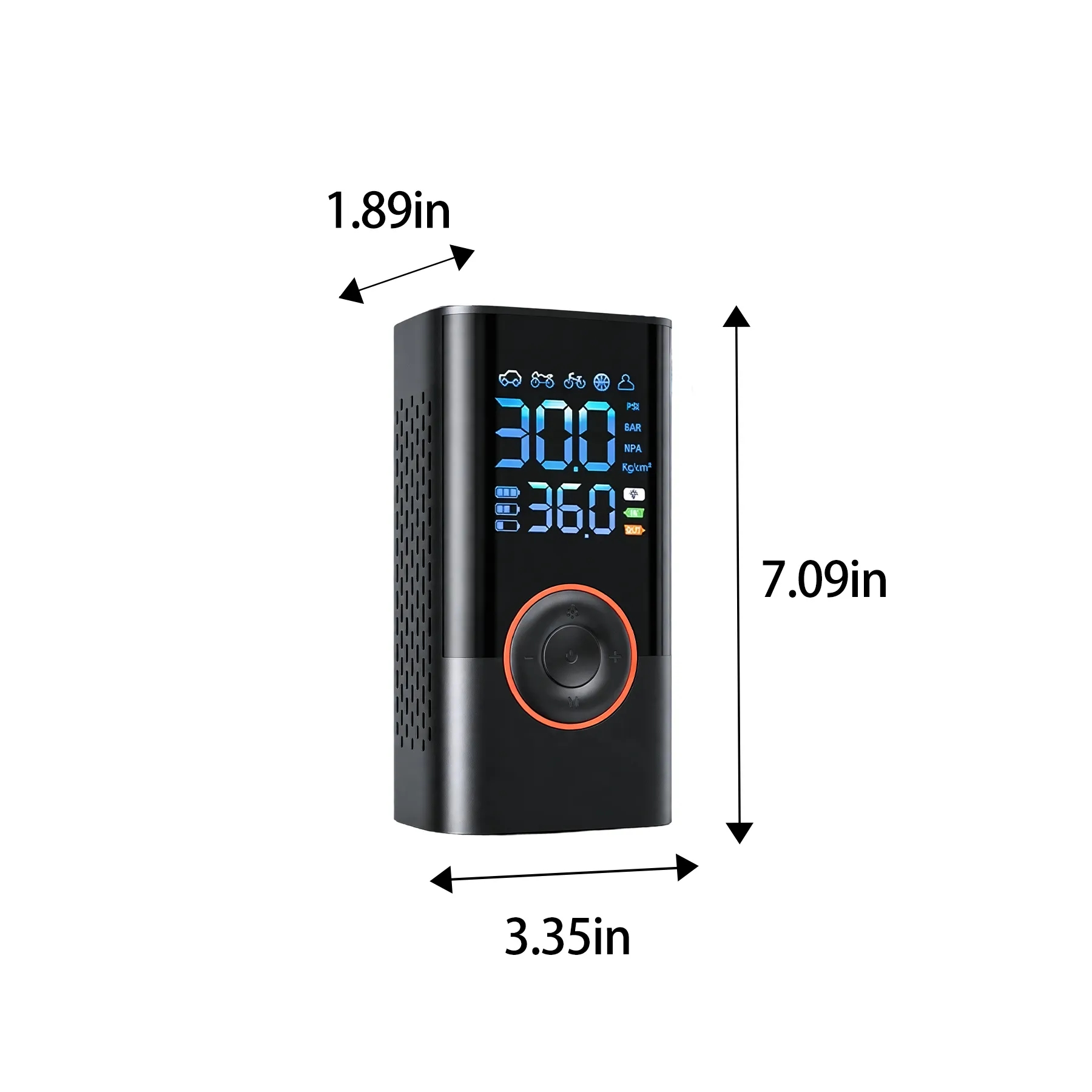 Rechargeable Portable Air Compressor Tire Inflator - Image 2