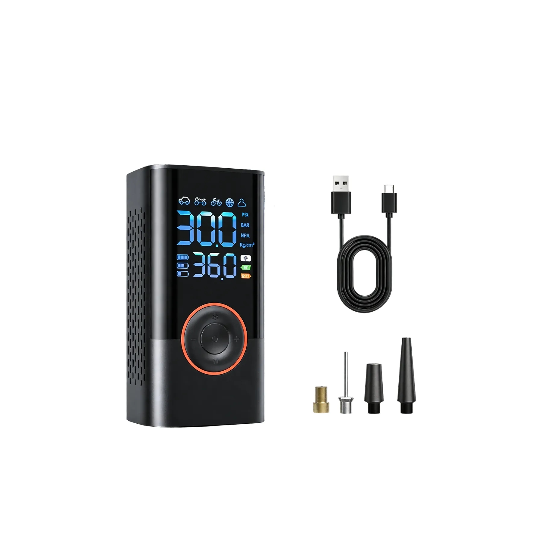 Rechargeable Portable Air Compressor Tire Inflator - Image 3