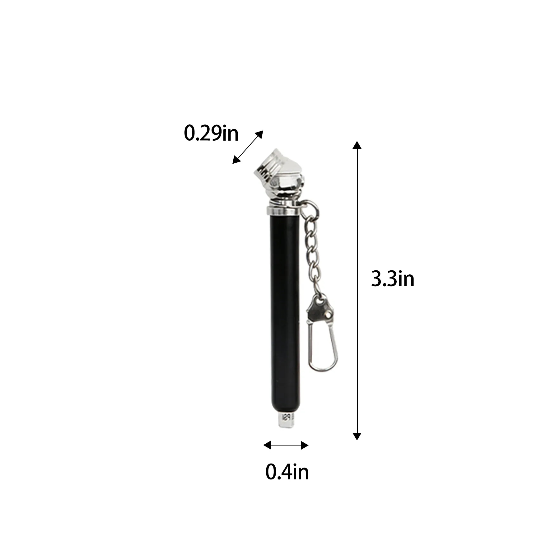 Mini Keychain Tire Pressure Gauge For Car And Bike - Image 2