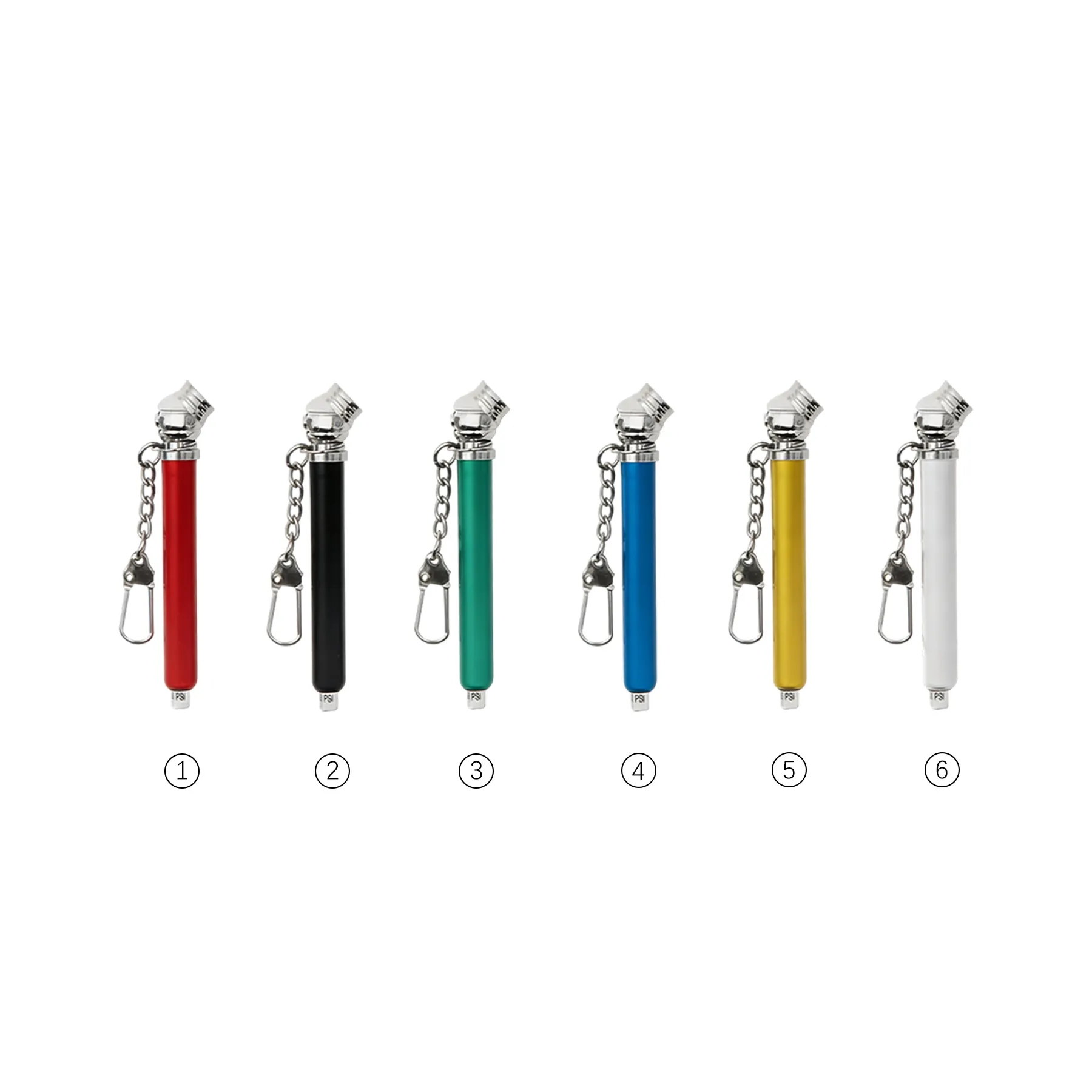 Mini Keychain Tire Pressure Gauge For Car And Bike - Image 3