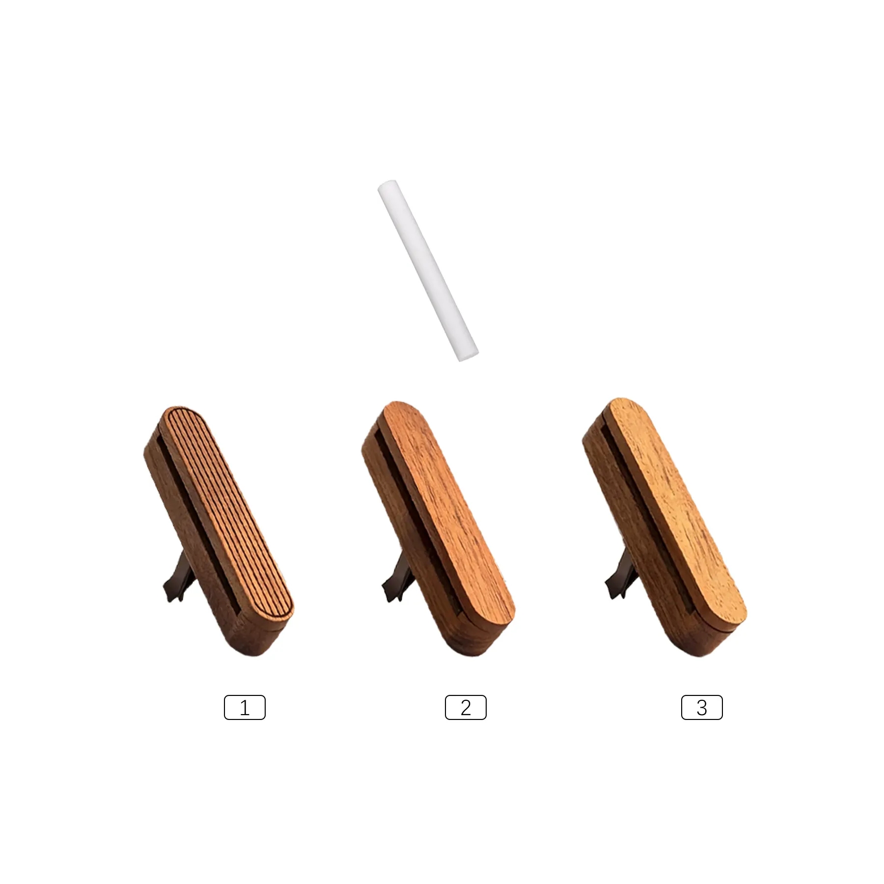 Premium Wood Vent Clip Air Freshener With Diffuser - Image 3