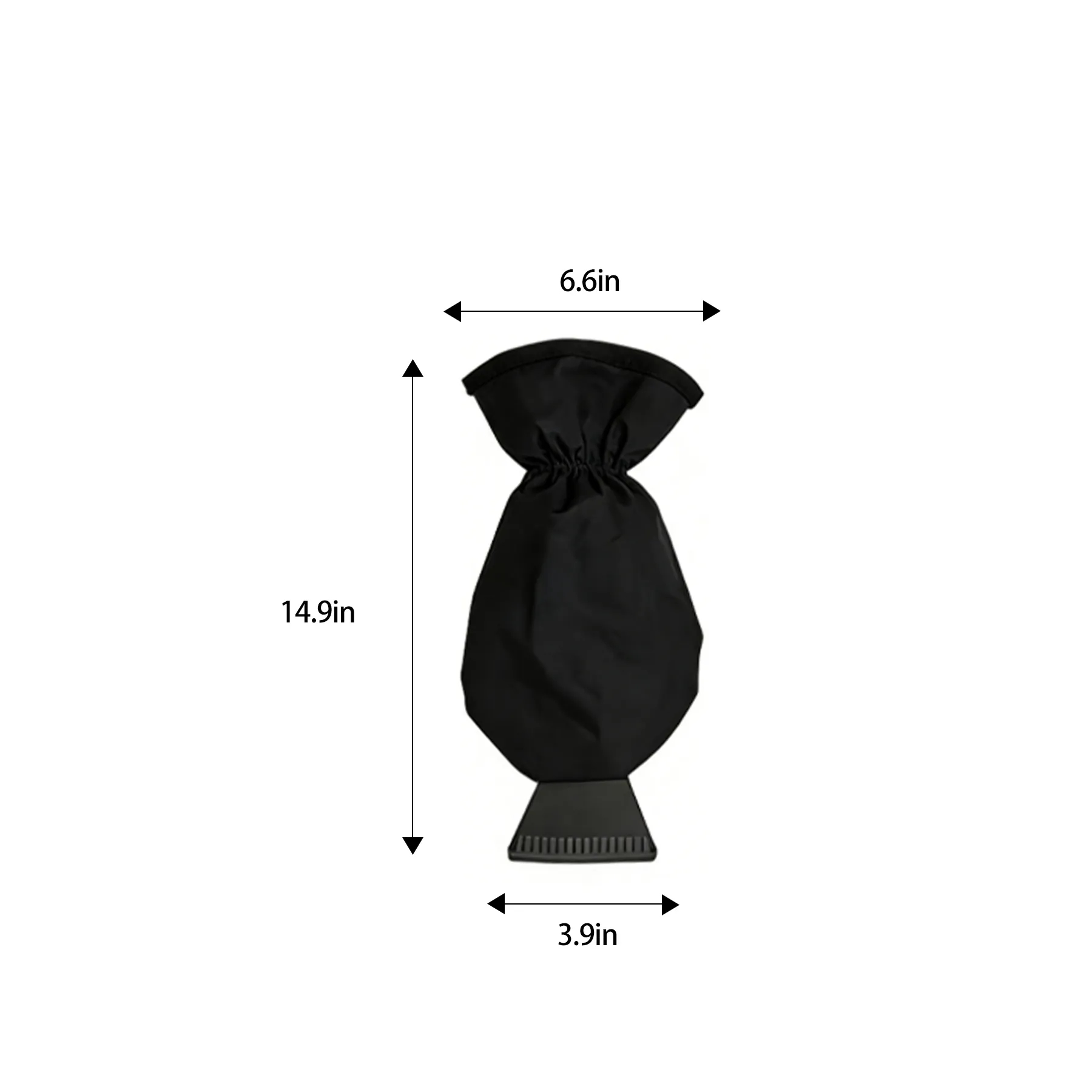 Premium Car Window Ice Scraper With Insulated Gloves - Image 2