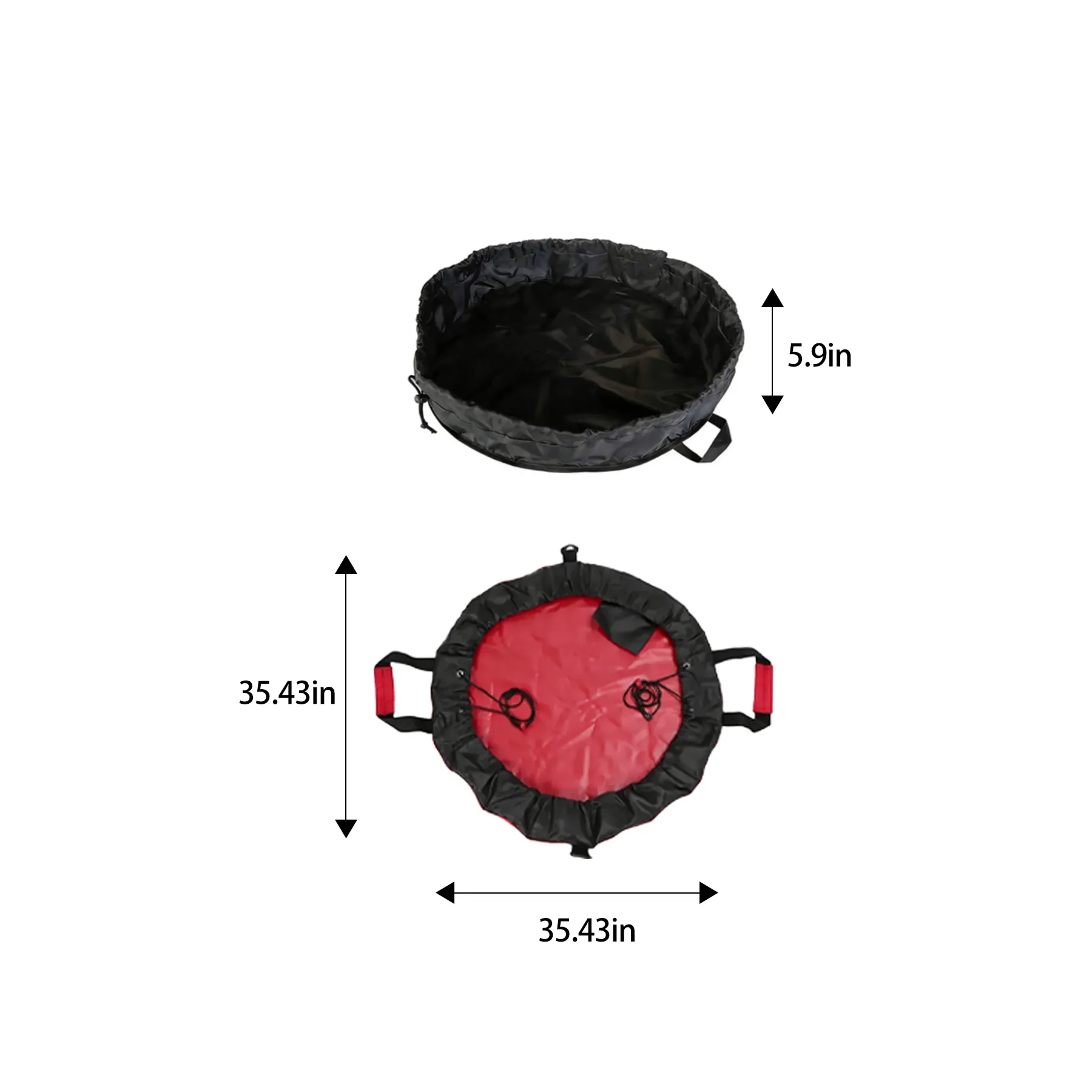 Portable Waterproof Wetsuit Changing Mat Drawstring Bag - Image 2