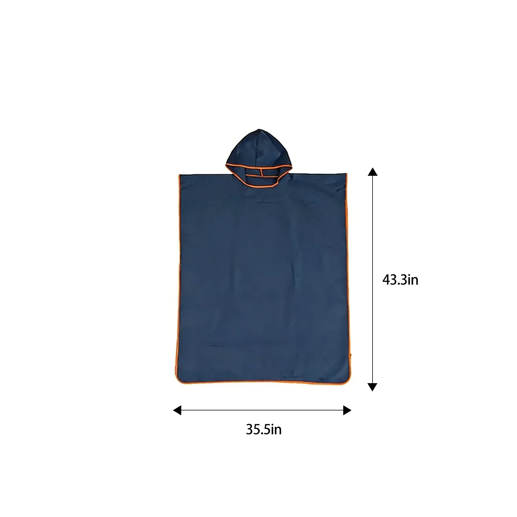 Quick Dry Microfiber Beach Surf Changing Poncho Towel - Image 2