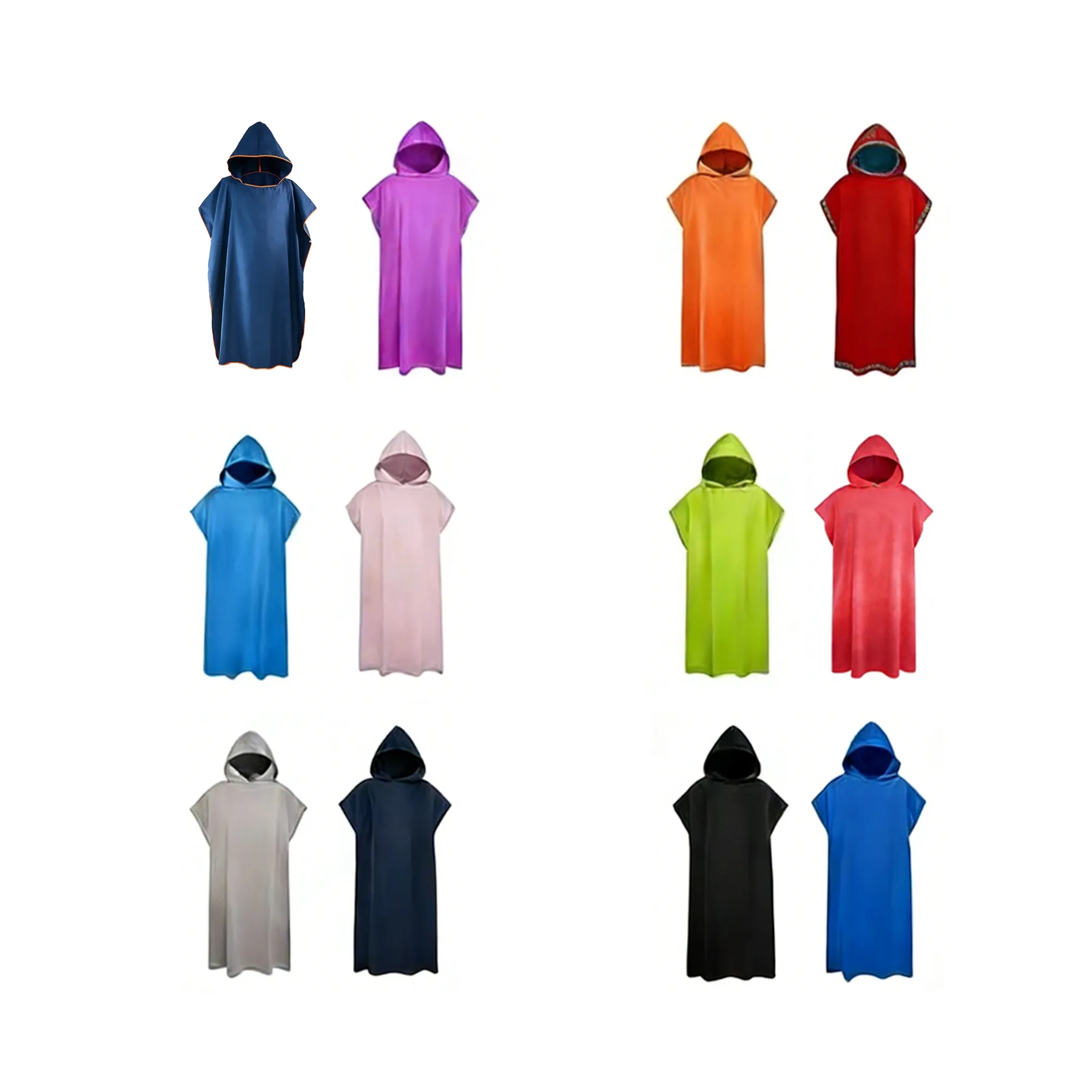 Quick Dry Microfiber Beach Surf Changing Poncho Towel - Image 3
