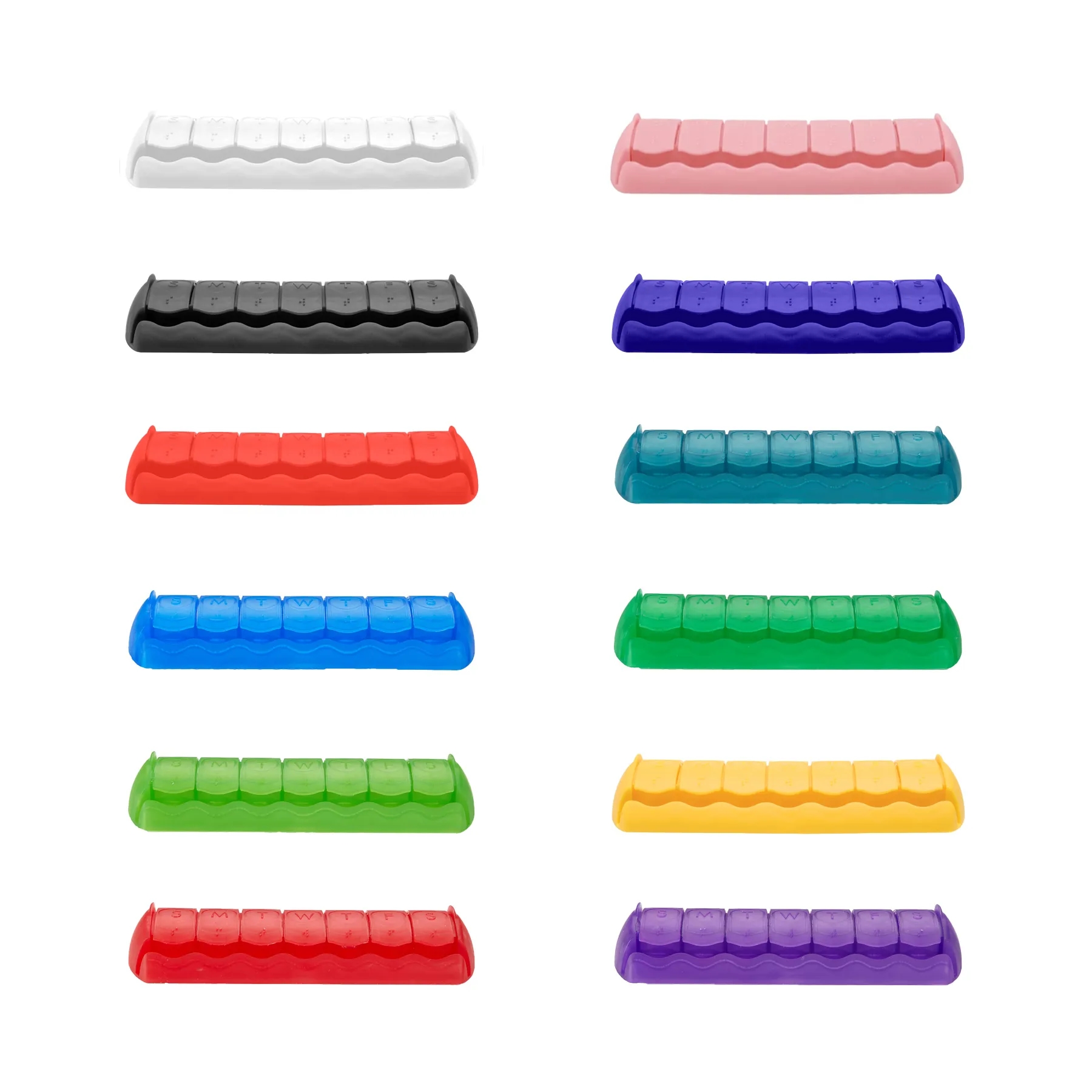 7-Day Pill Organizer Case With Braille And Logo - Image 3