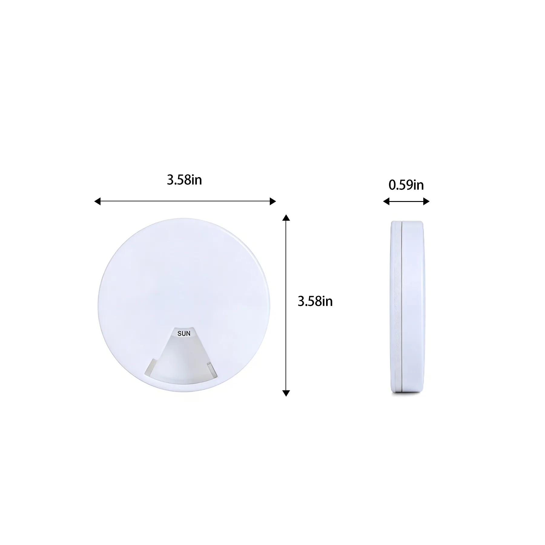 Compact 7-day rotating pill organizer in ABS; pad print logo - Image 2