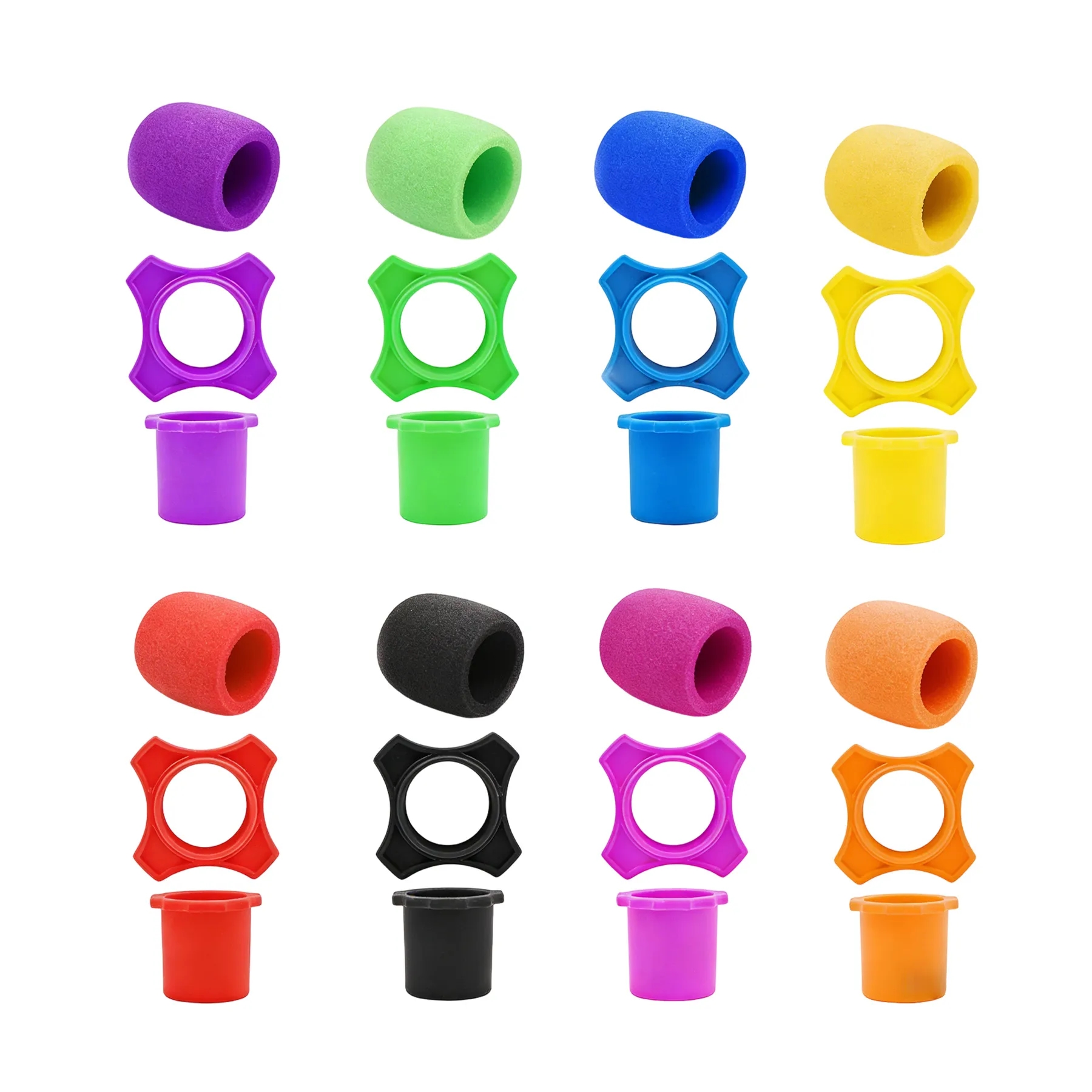 Microphone Windshield Protection Set With Silicone Base - Image 3
