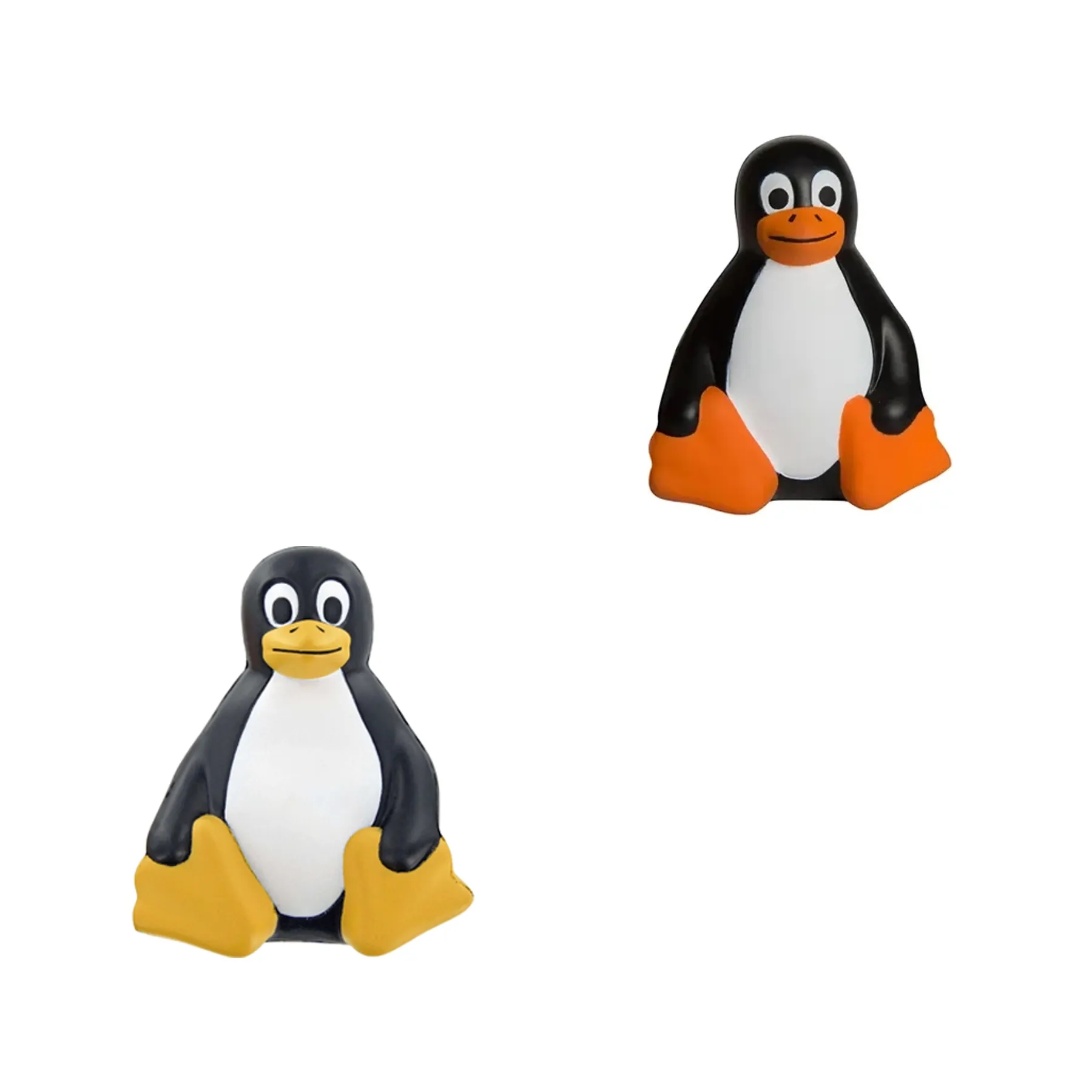 Winter Custom Sitting Penguin Stress Reliever Ball - Image 3