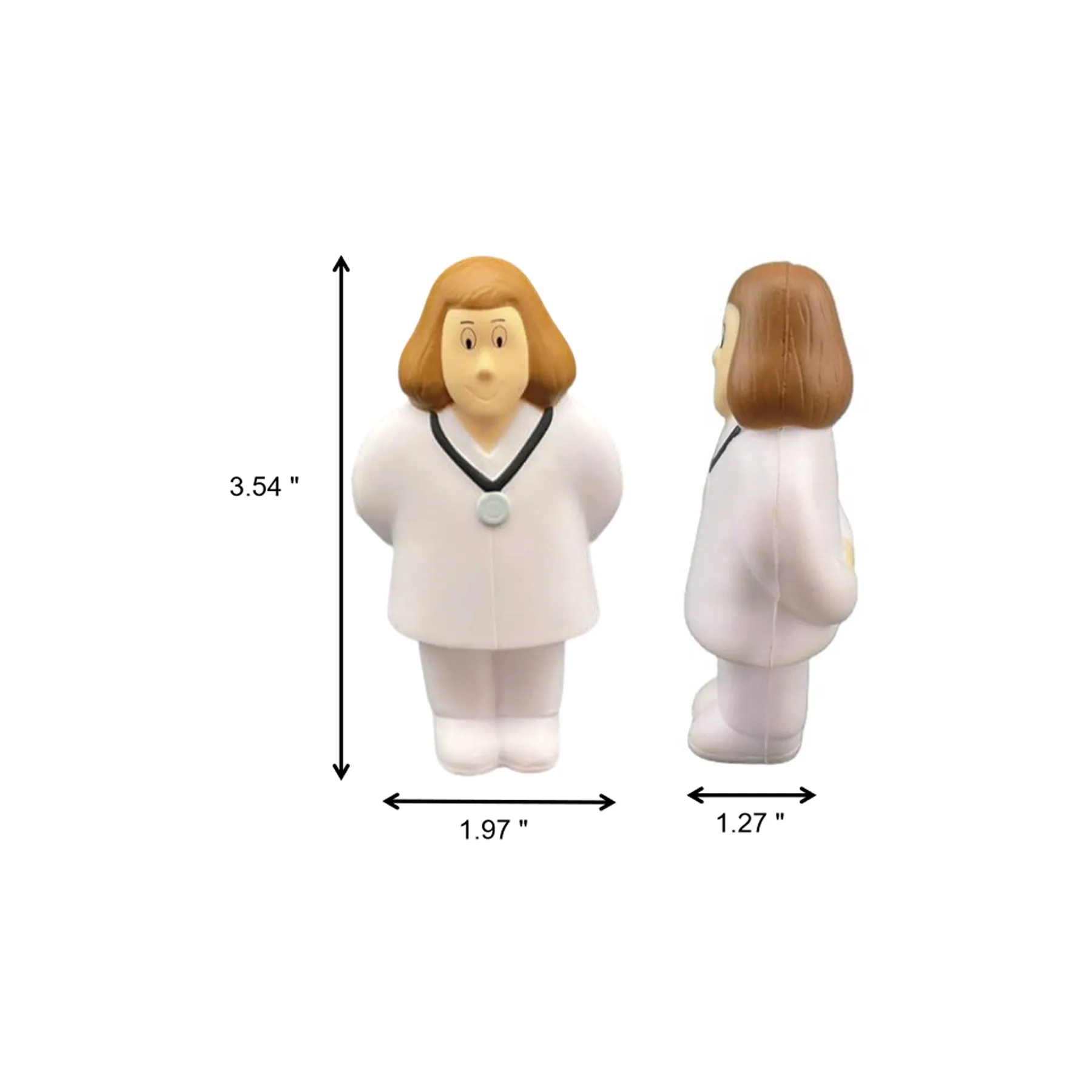 Custom Doctor Stress Ball Healthcare Promo Gift - Image 2