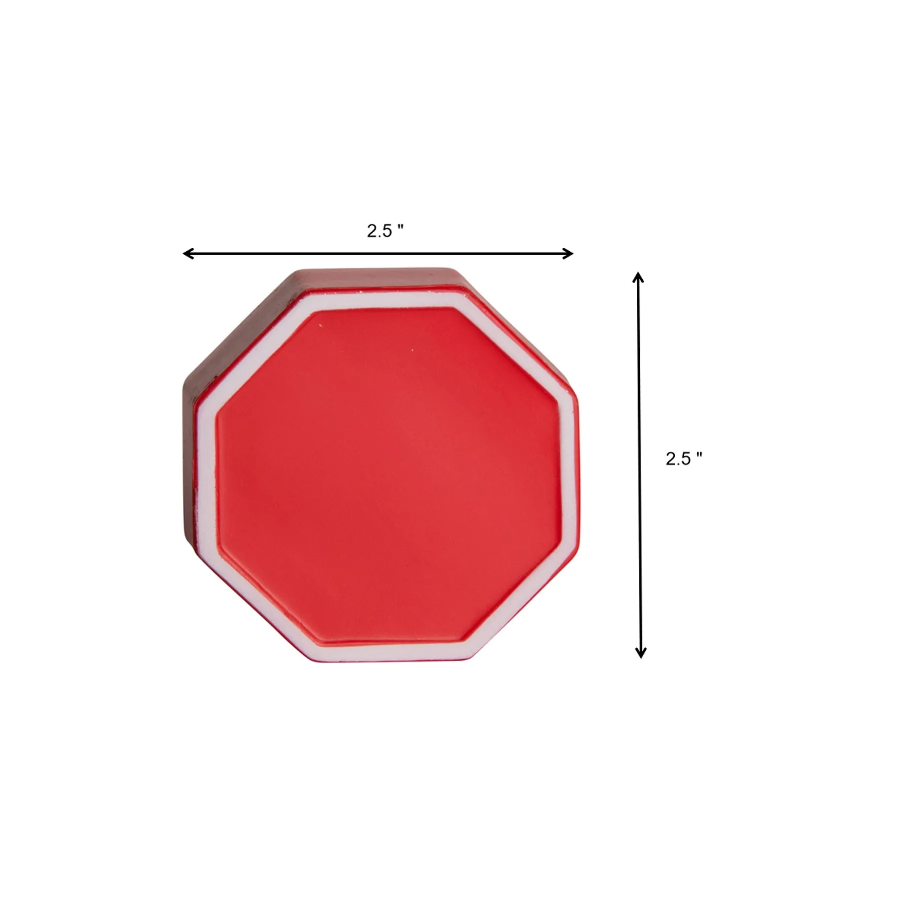 PU Foam Stop Sign Shaped Stress Relief Ball - Image 2