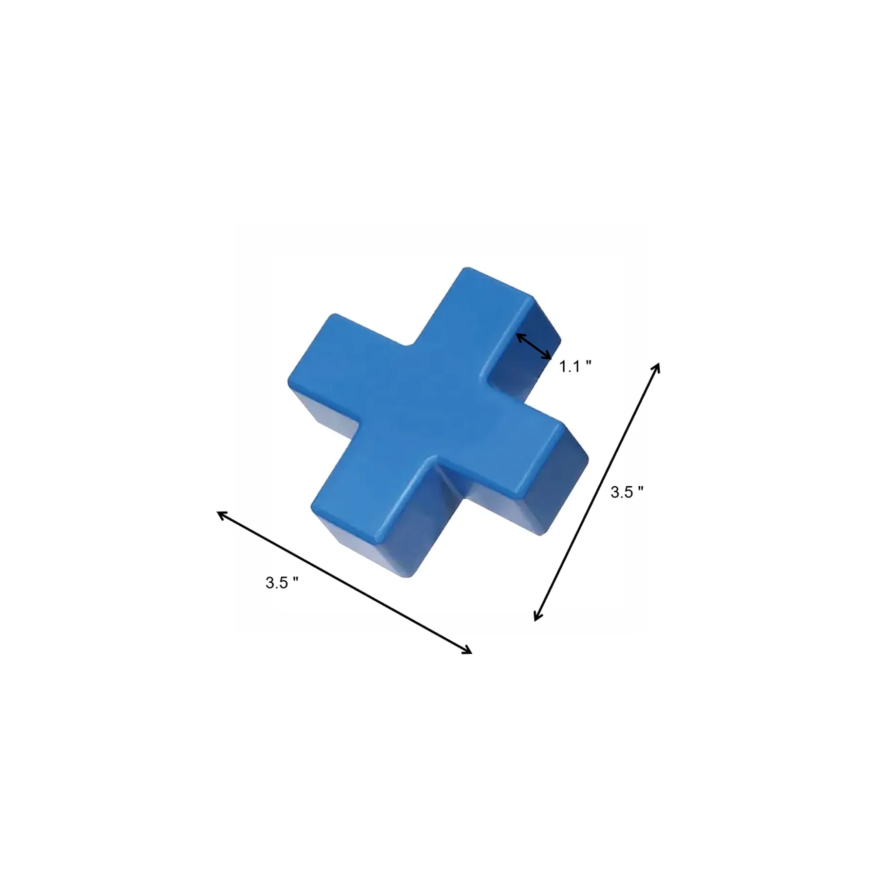 PU Foam Cross Shaped Stress Relief Ball Toy - Image 2