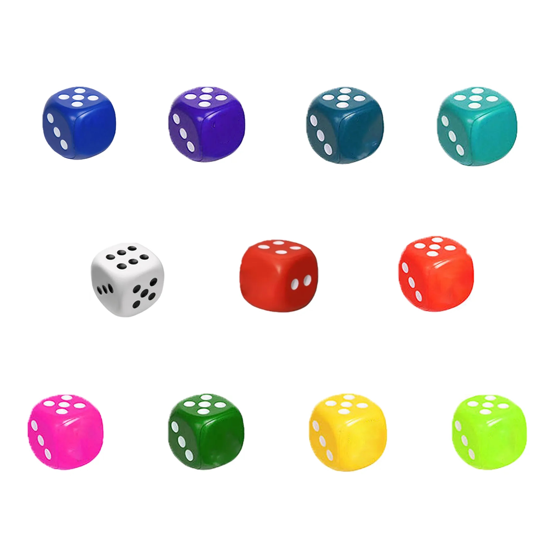 PU Foam Dice Shaped Stress Relief Ball - Image 3