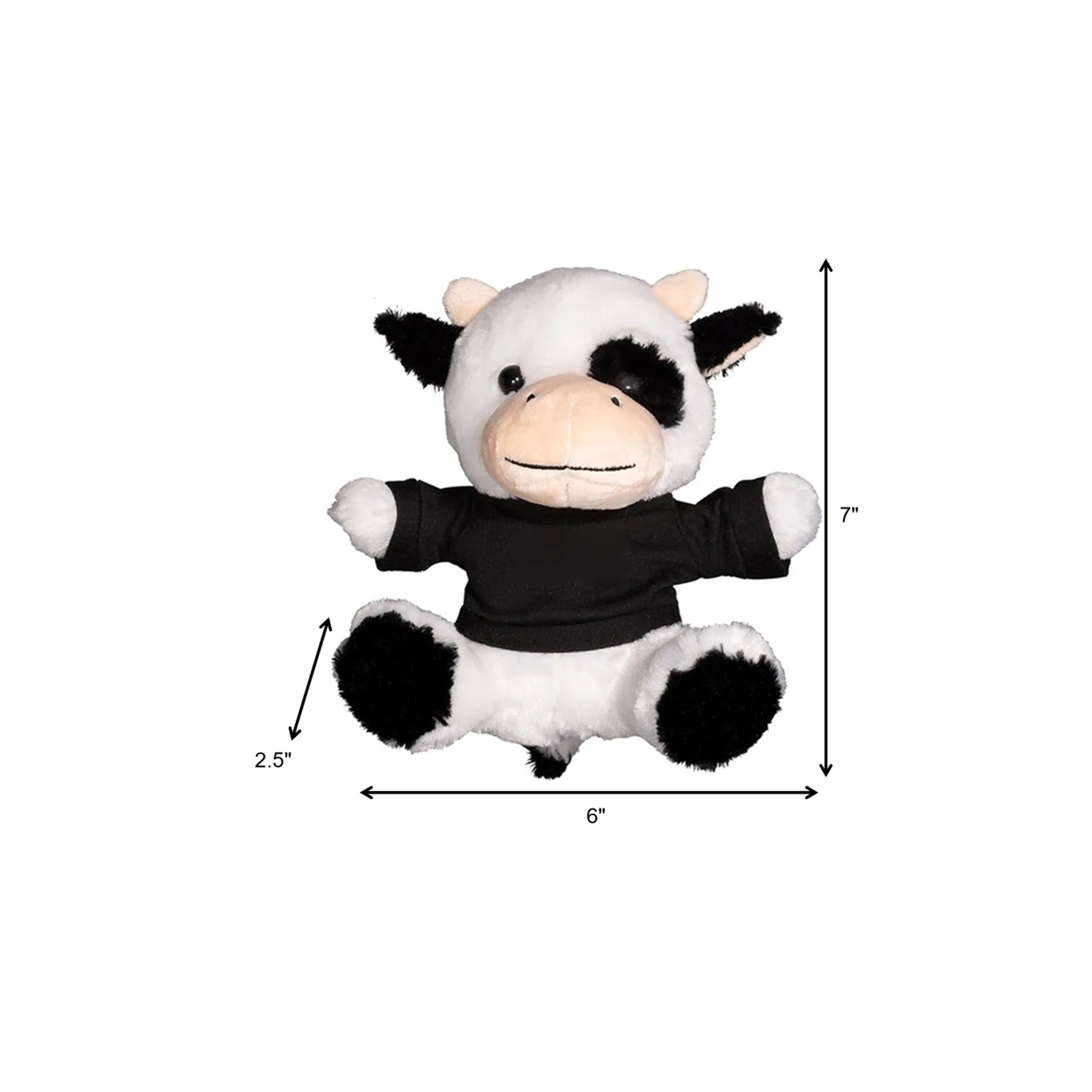 7 Inch Plush Cow With Custom T Shirt Giveaway - Image 2