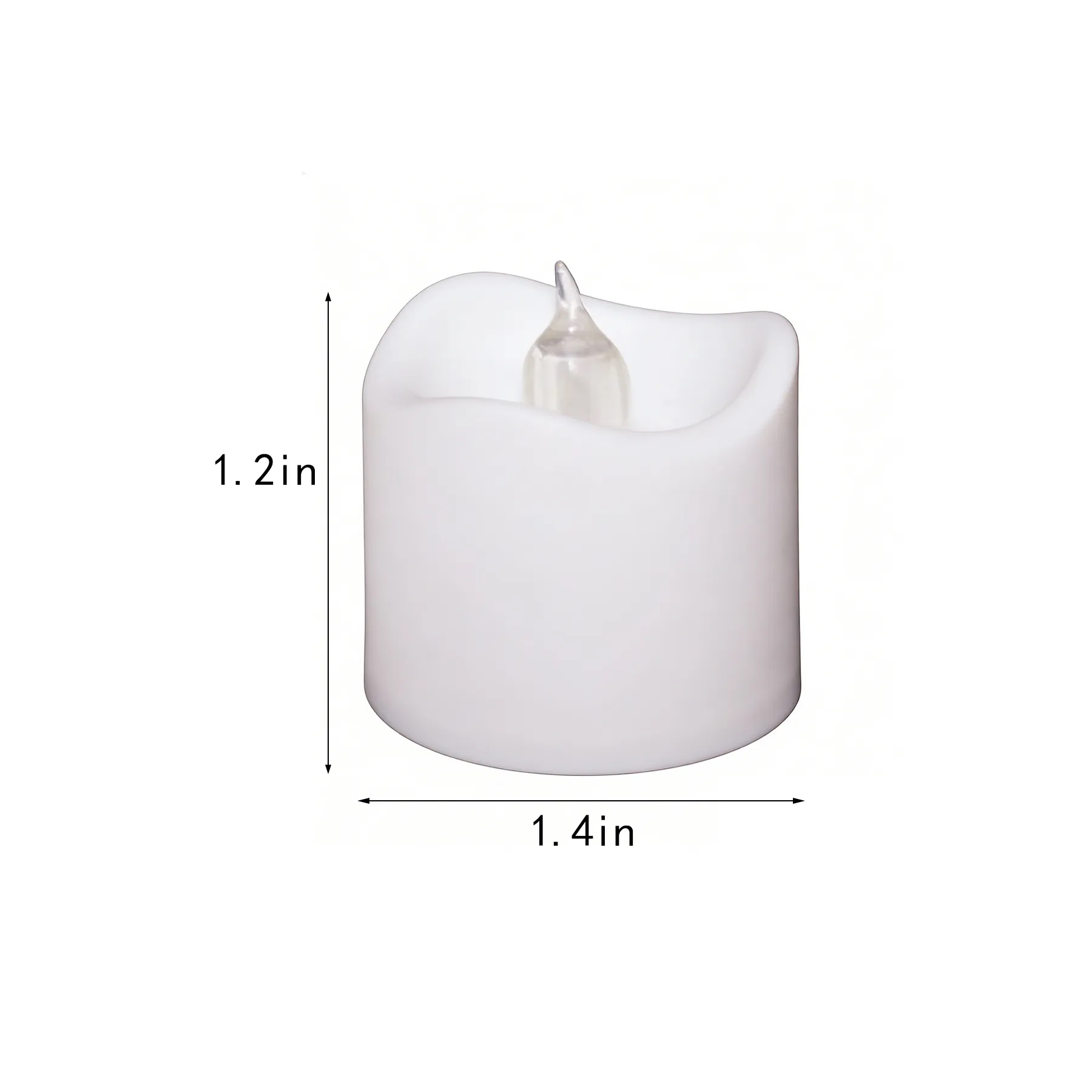 Battery Operated LED Candle With Flickering Light - Image 2