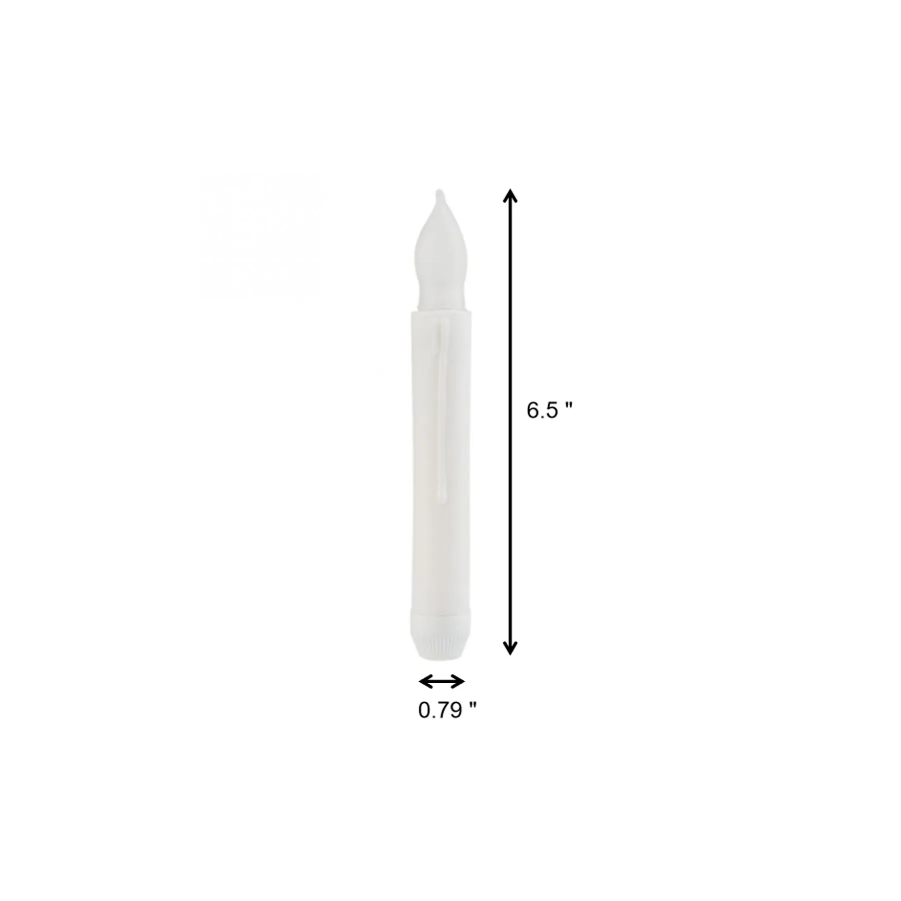 LED Taper Candle With Flickering Flameless Effect - Image 2