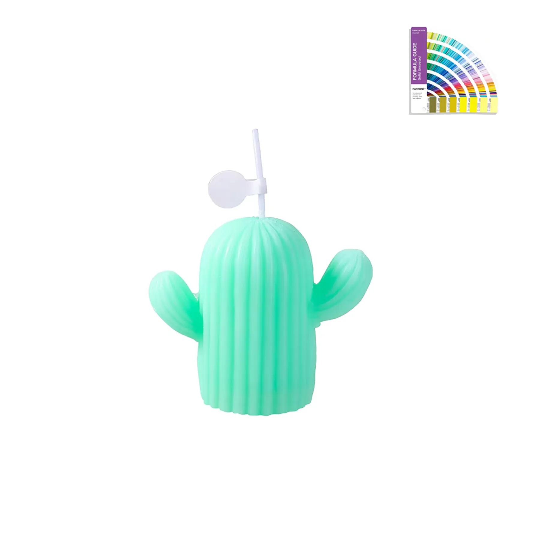 Valentine Cactus Scented Candle In Playful Shape - Image 4