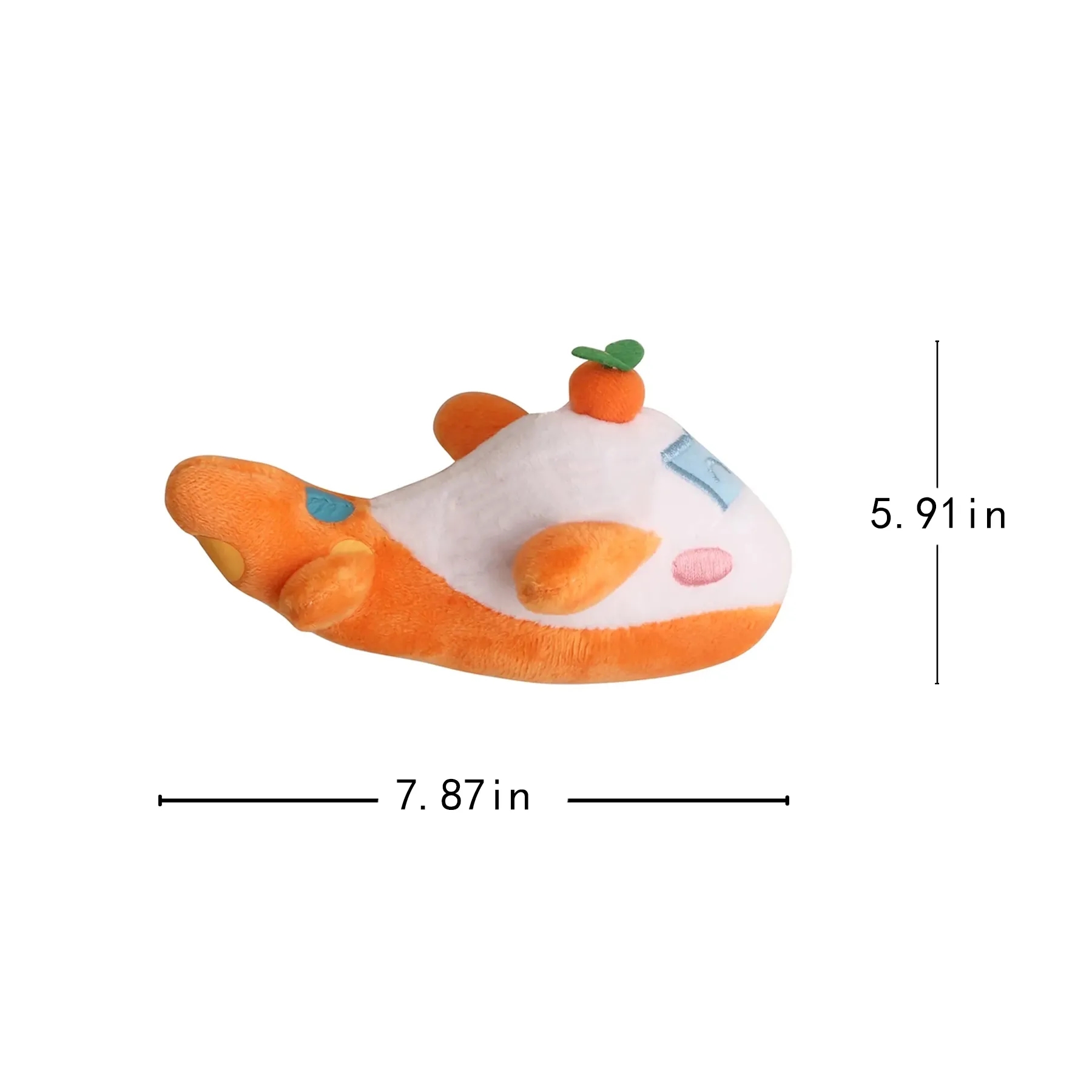 Custom Airplane Plush Toy With Embroidered Branding - Image 2