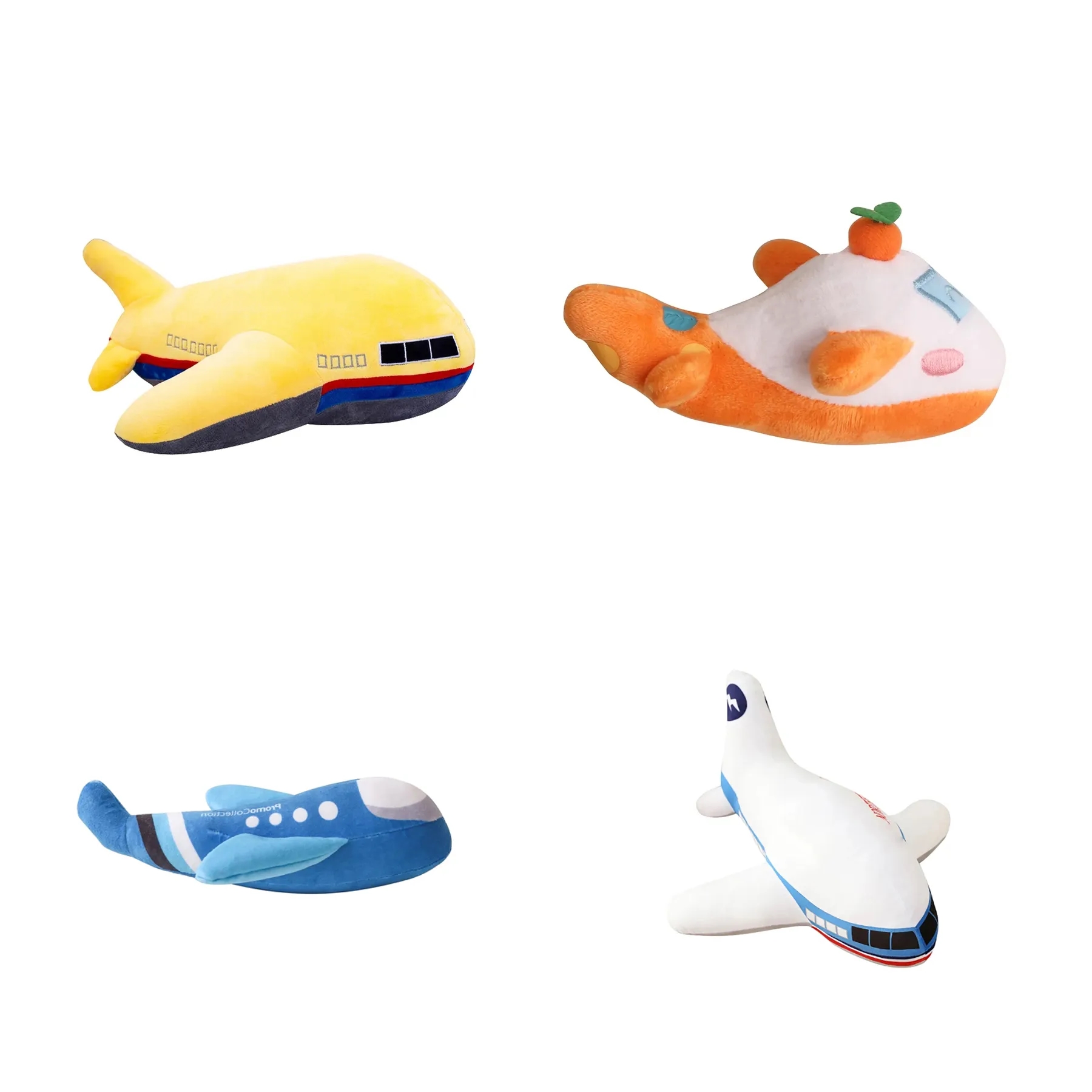 Custom Airplane Plush Toy With Embroidered Branding - Image 3