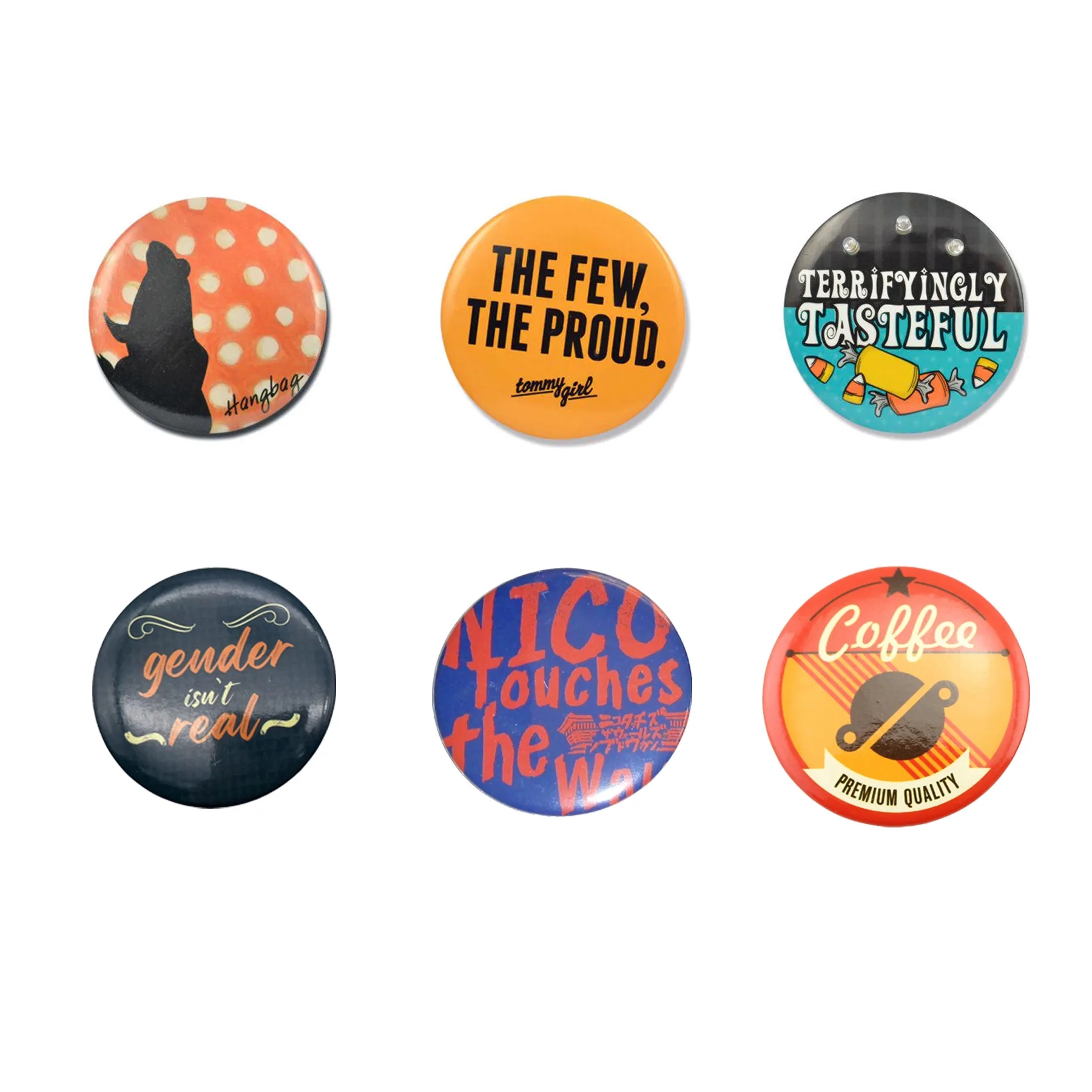 3 Inch Round Button With Pin Back Full Color Print - Image 3