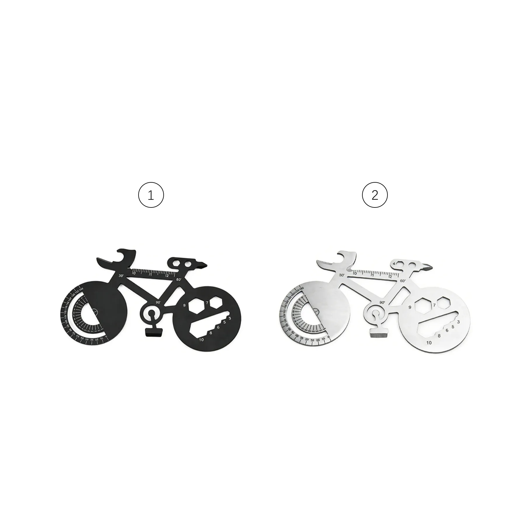 Premium Bicycle Shape Stainless Steel Pocket Tool - Image 3