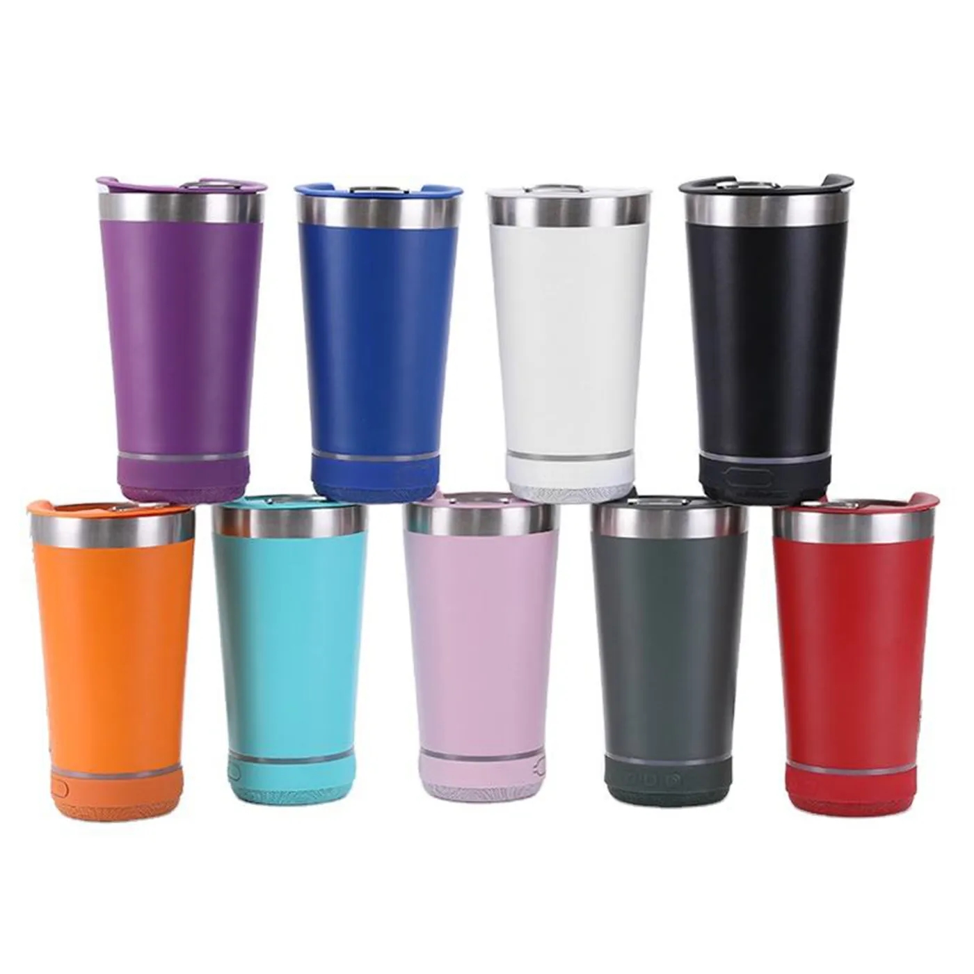 16 Oz Stainless Steel Tumbler With Wireless Speaker - Image 3