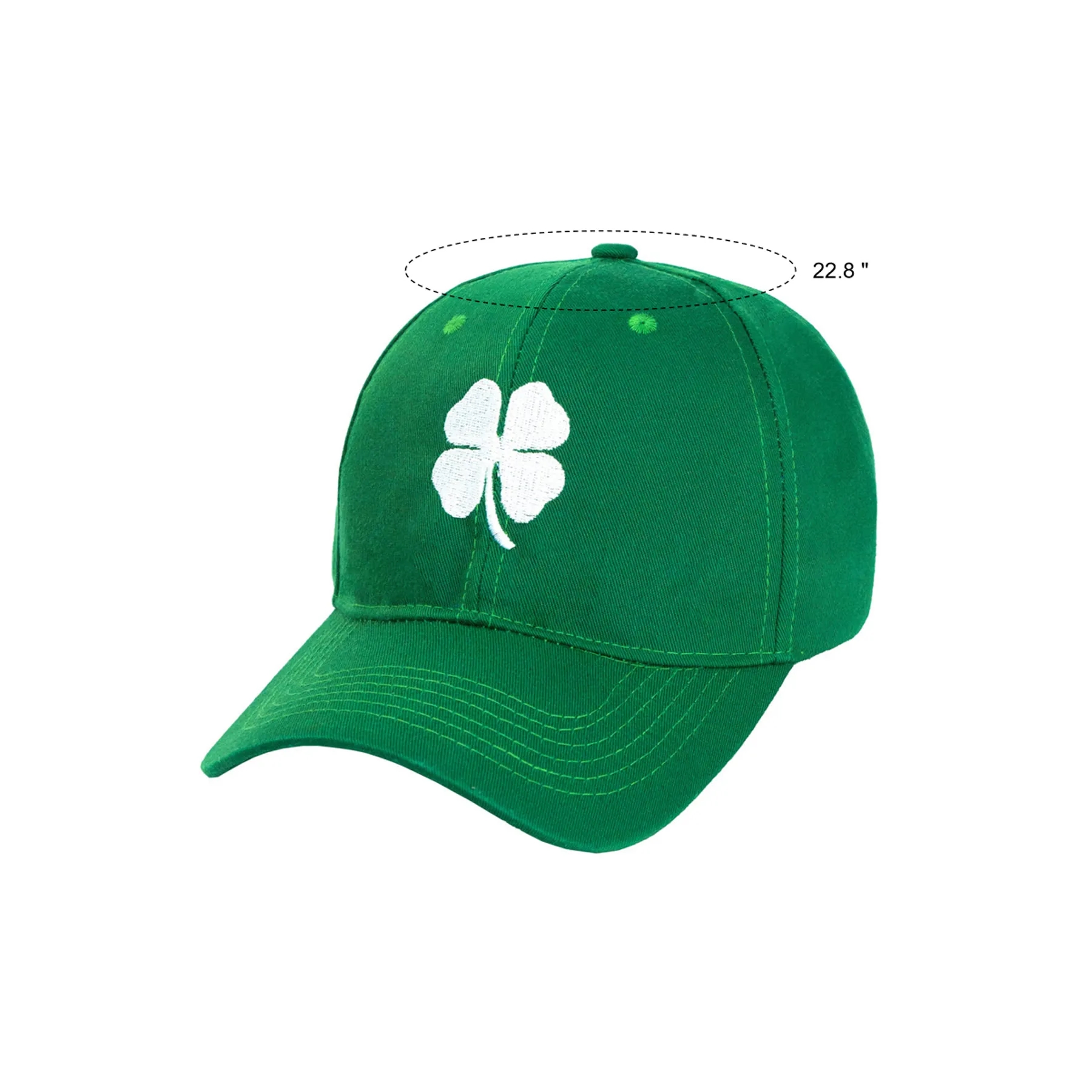 Premium Shamrock Baseball Cap For St. Patrick's Events - Image 2