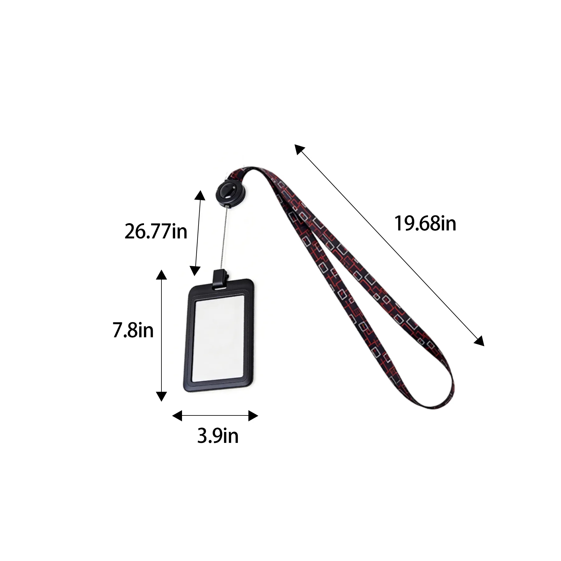 Retractable ID Badge Holder With Lanyard For Events - Image 2
