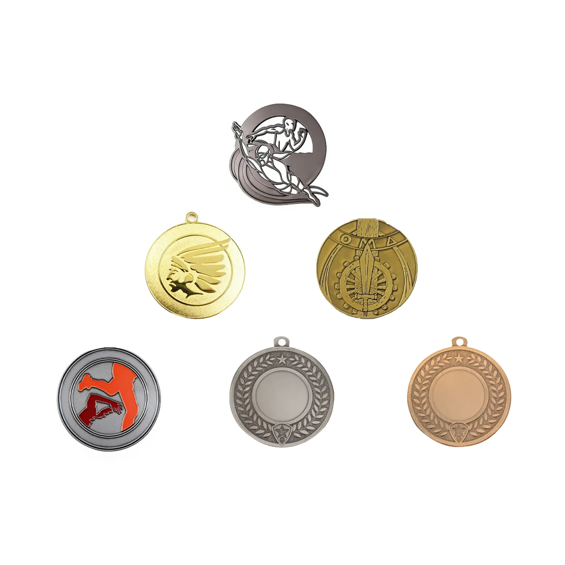 Custom 1.5" Soft Enamel Medal With Ribbon Ready Design - Image 3