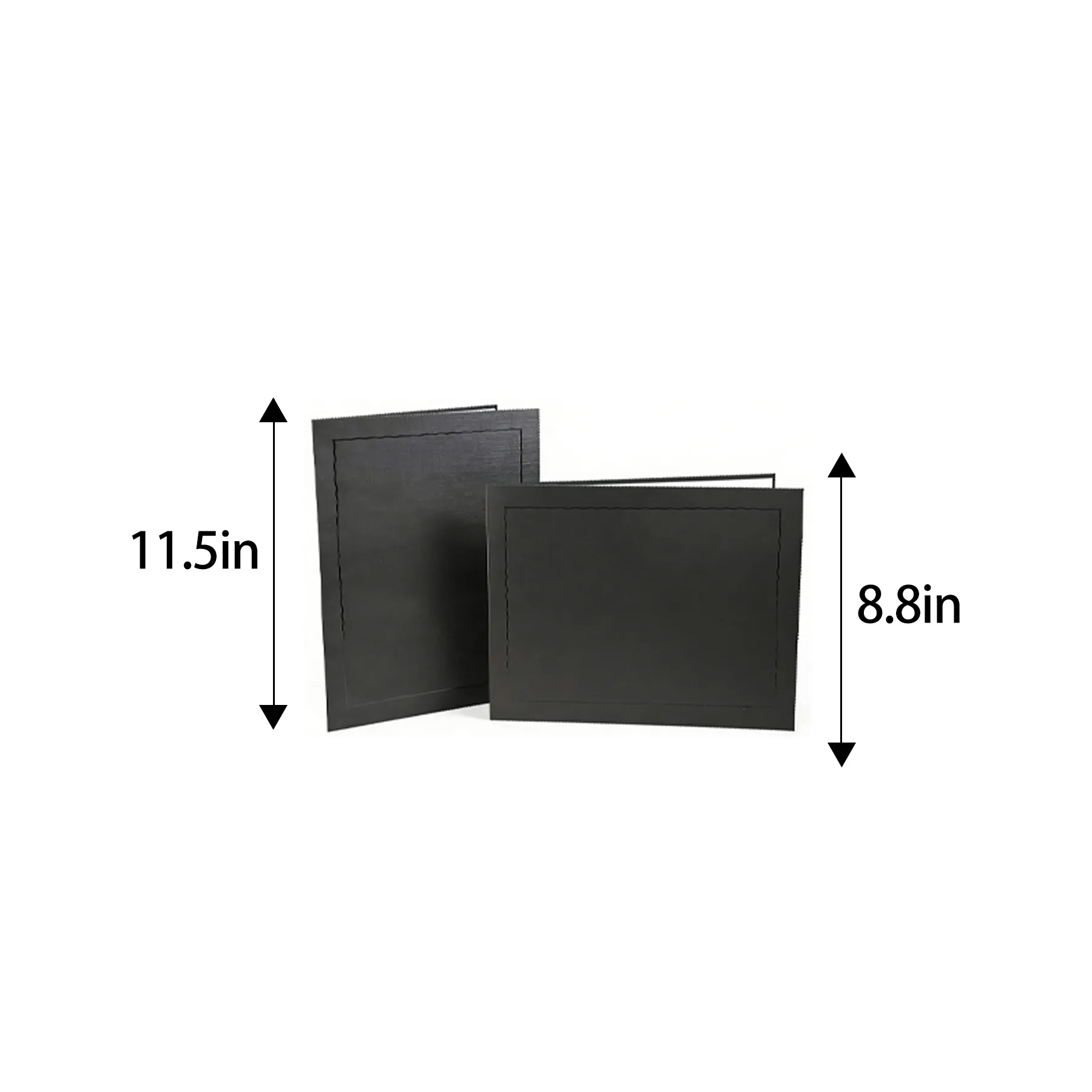 Deckled Edge Certificate Folder With Foil Stamped Cover - Image 2