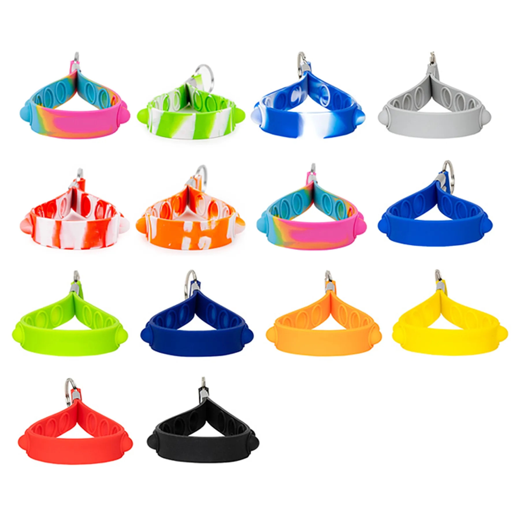 Premium Silicone Popper Key Chain Stress Relief Toy - Image 3