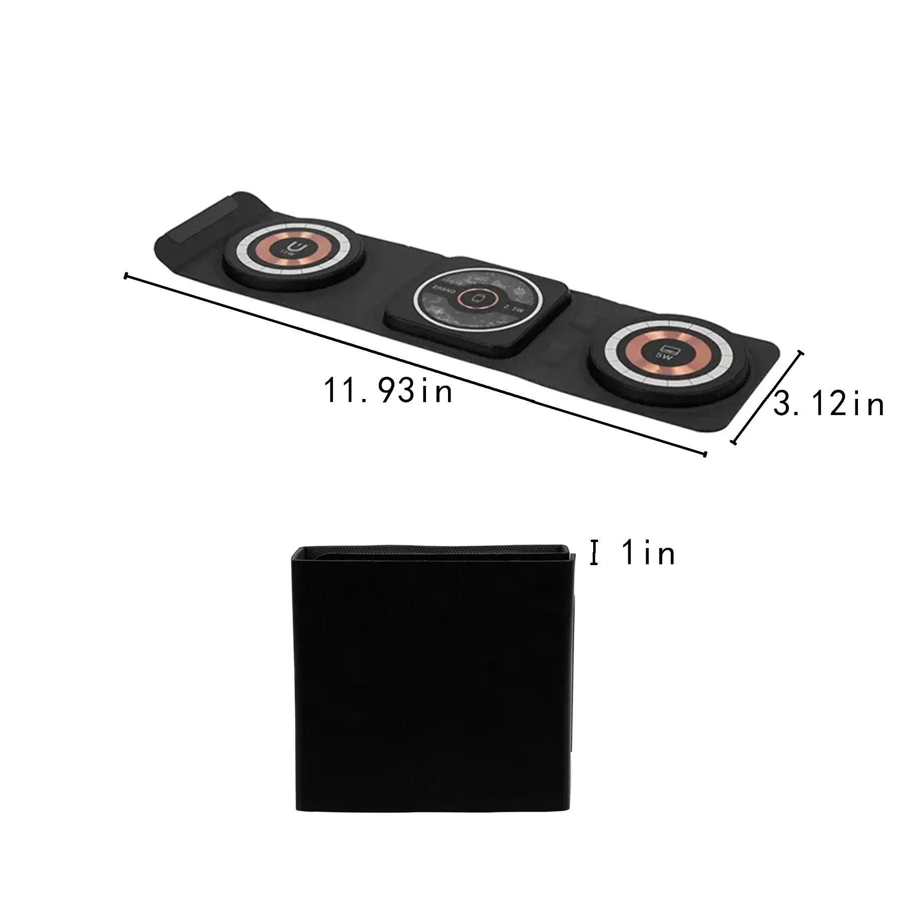 Foldable 3 In 1 Wireless Charging Station With Stand - Image 2